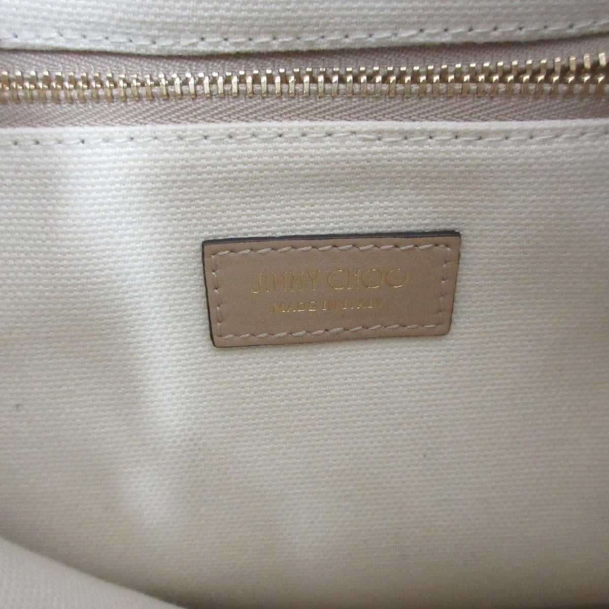 Jimmy Choo Beige Shoulder Bag (Pre-Owned)