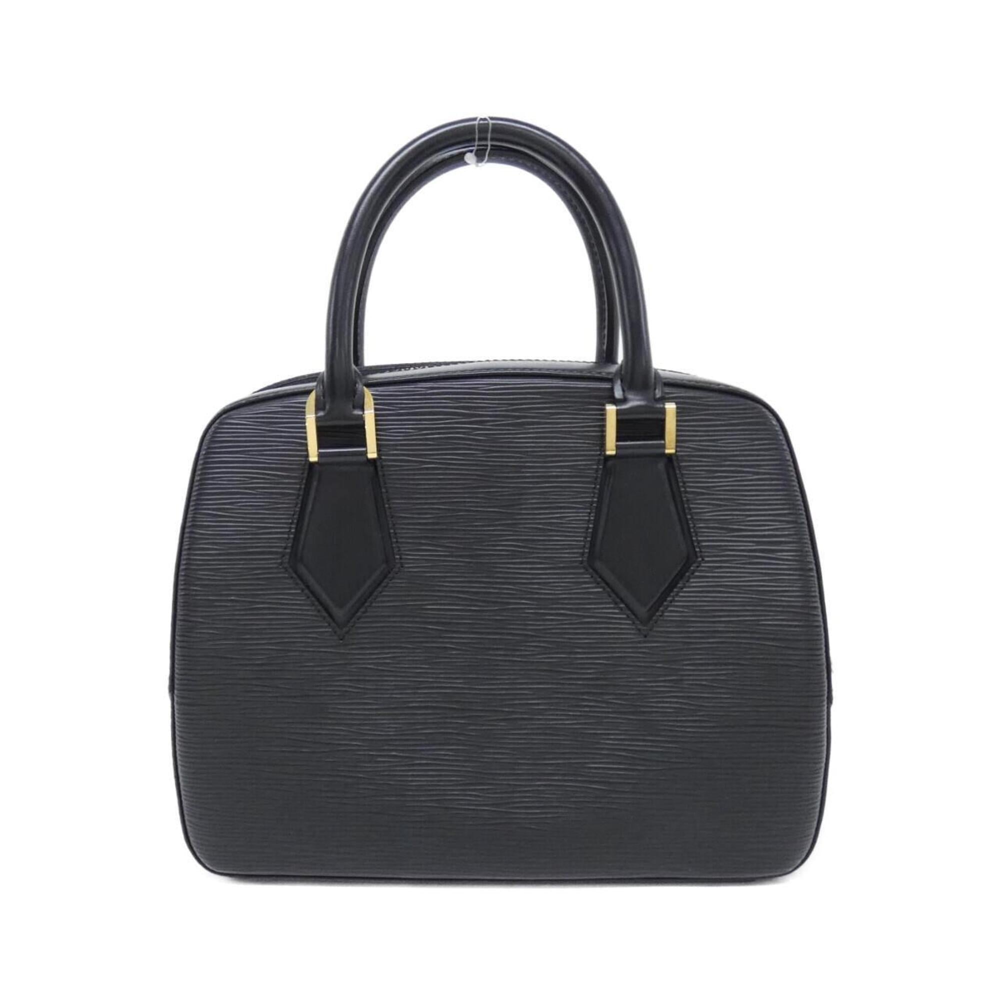 Louis Vuitton Black Leather Handbag (Pre-Owned)
