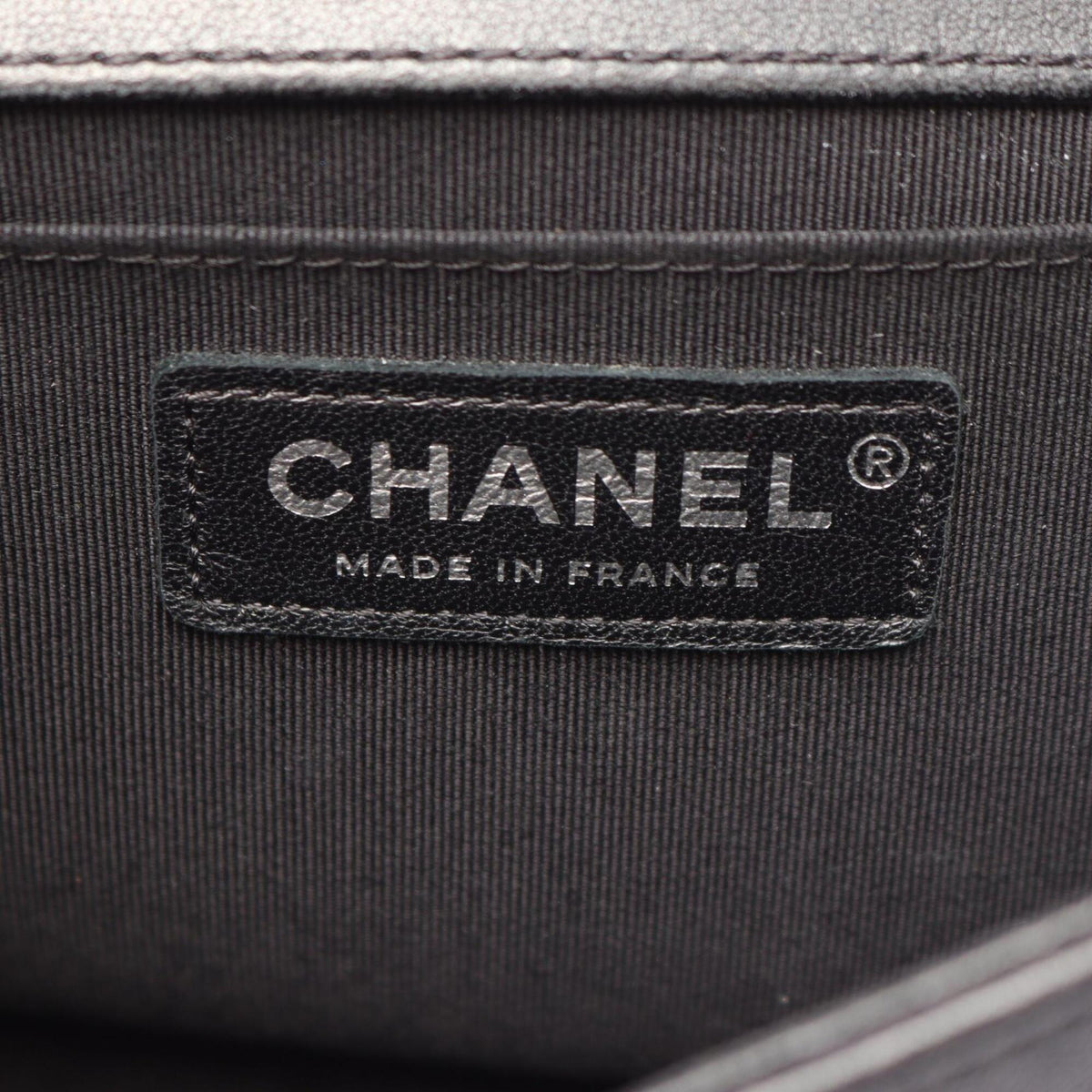 Chanel Black Leather Handbag Shoulder Bag (Pre-Owned)