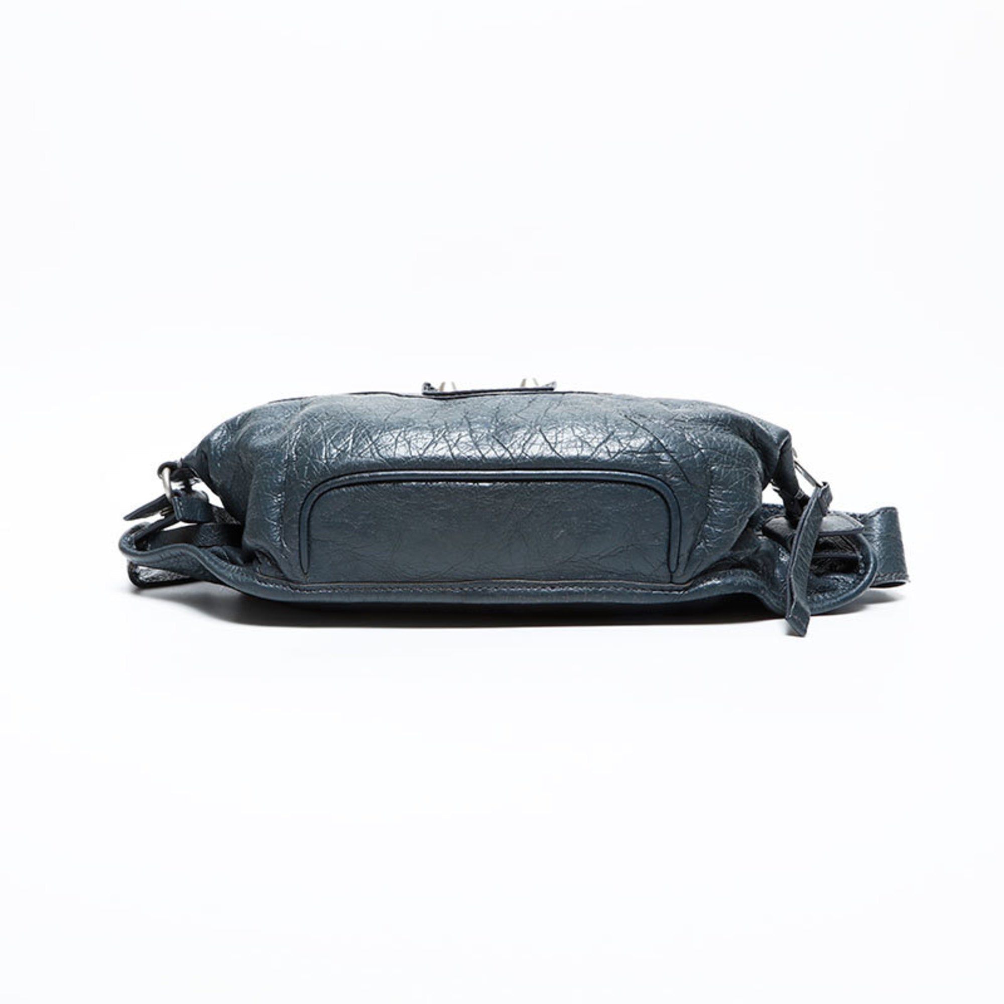 Balenciaga Gray Leather Fanny Pack (Pre-Owned)
