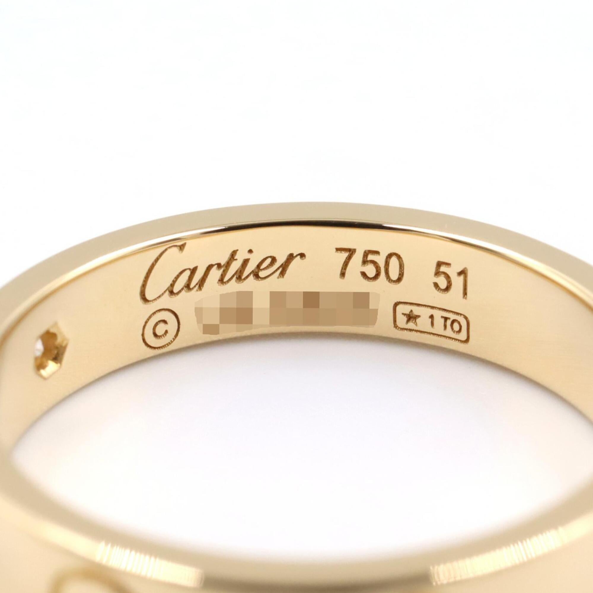 Cartier Gold Clear Yellow Gold (18K) Band Ring (Pre-Owned)
