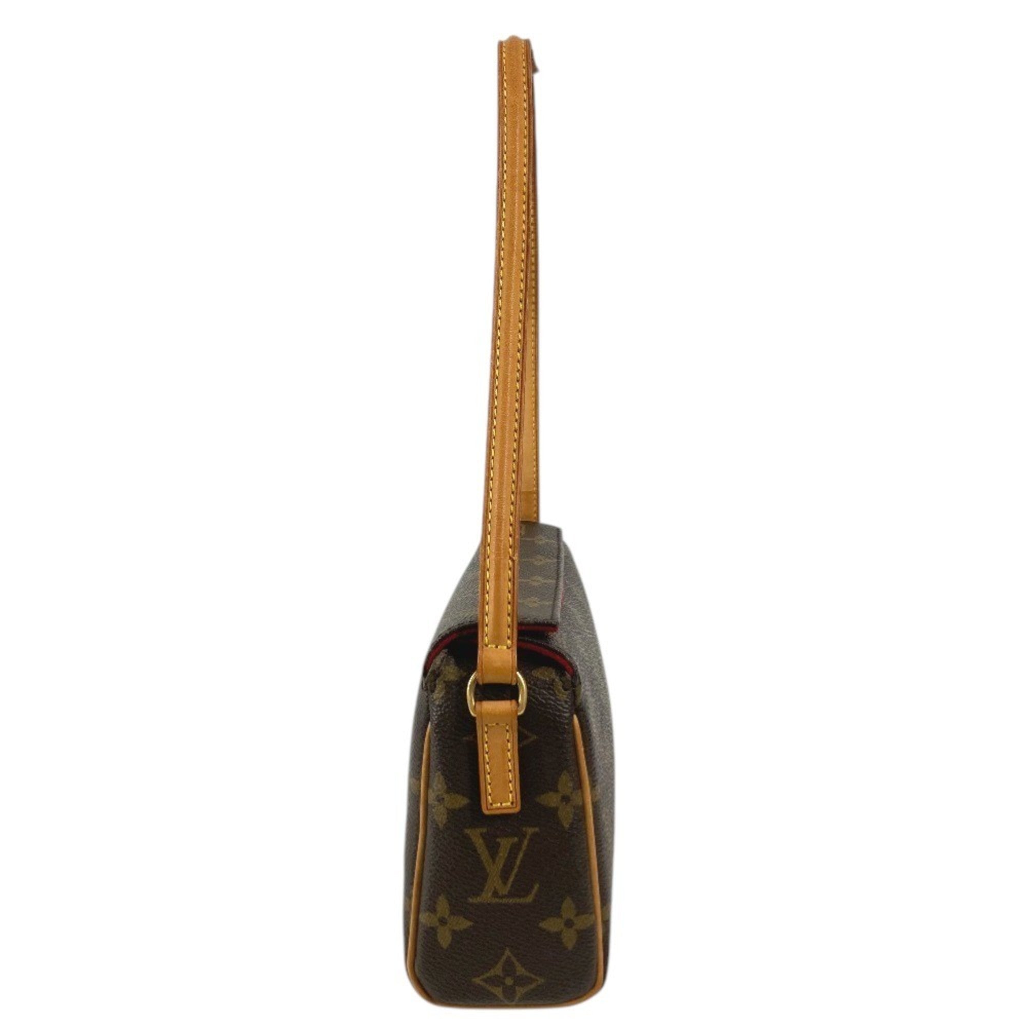 Louis Vuitton Brown Monogram Canvas Handbag Pouch Shoulder Bag (Pre-Owned)