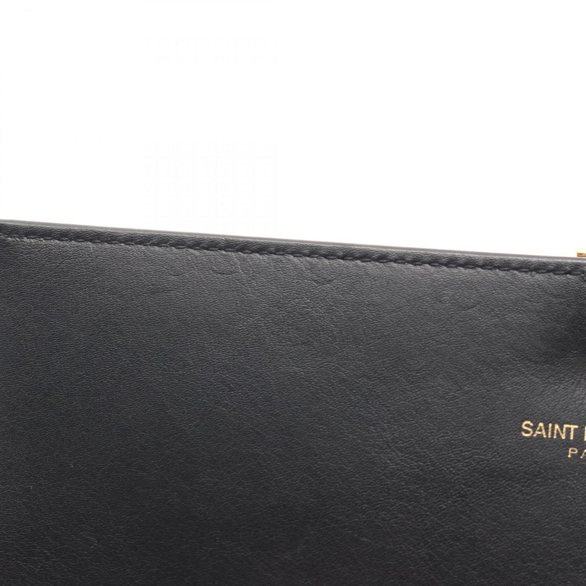 Yves Saint Laurent Black Leather Handbag Shoulder Bag (Pre-Owned)