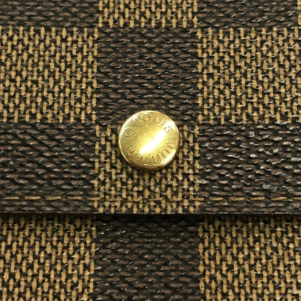 Louis Vuitton Damier Brown Long Wallet (Bi-Fold) (Pre-Owned)