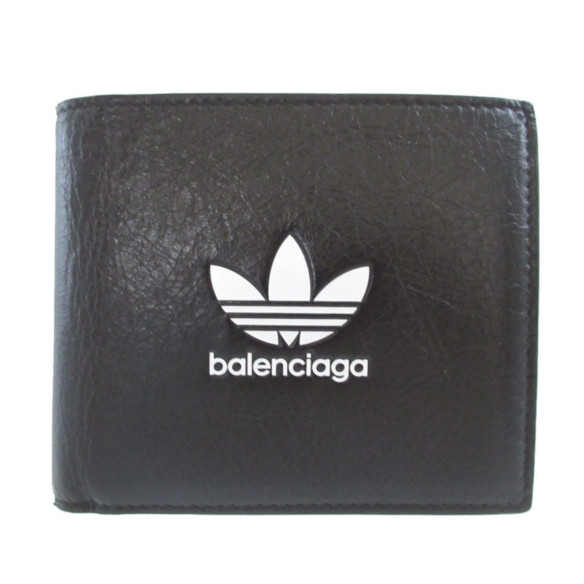 Balenciaga Black Leather Wallet (Bi-Fold) (Pre-Owned)