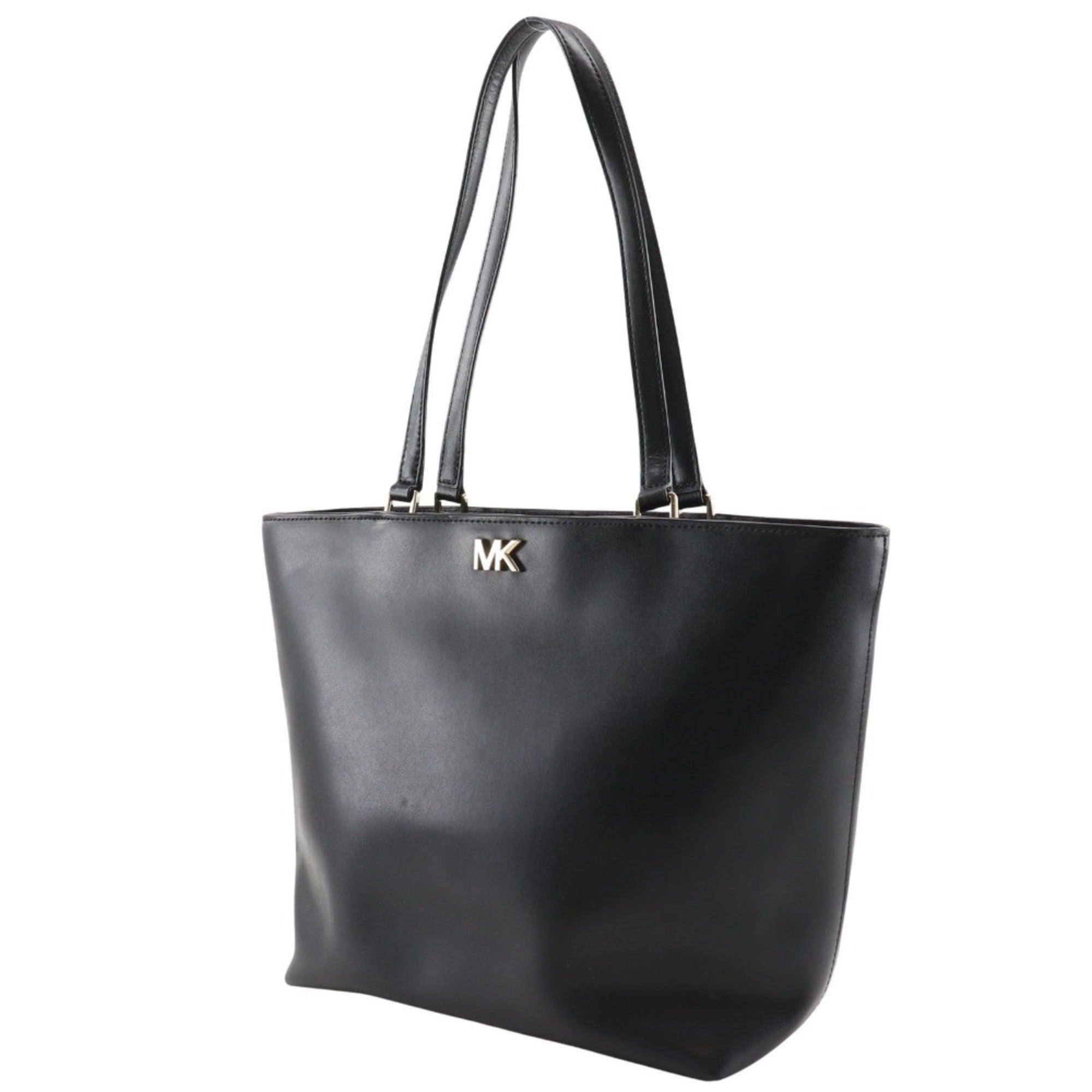Michael Kors Black Leather Tote Bag (Pre-Owned)