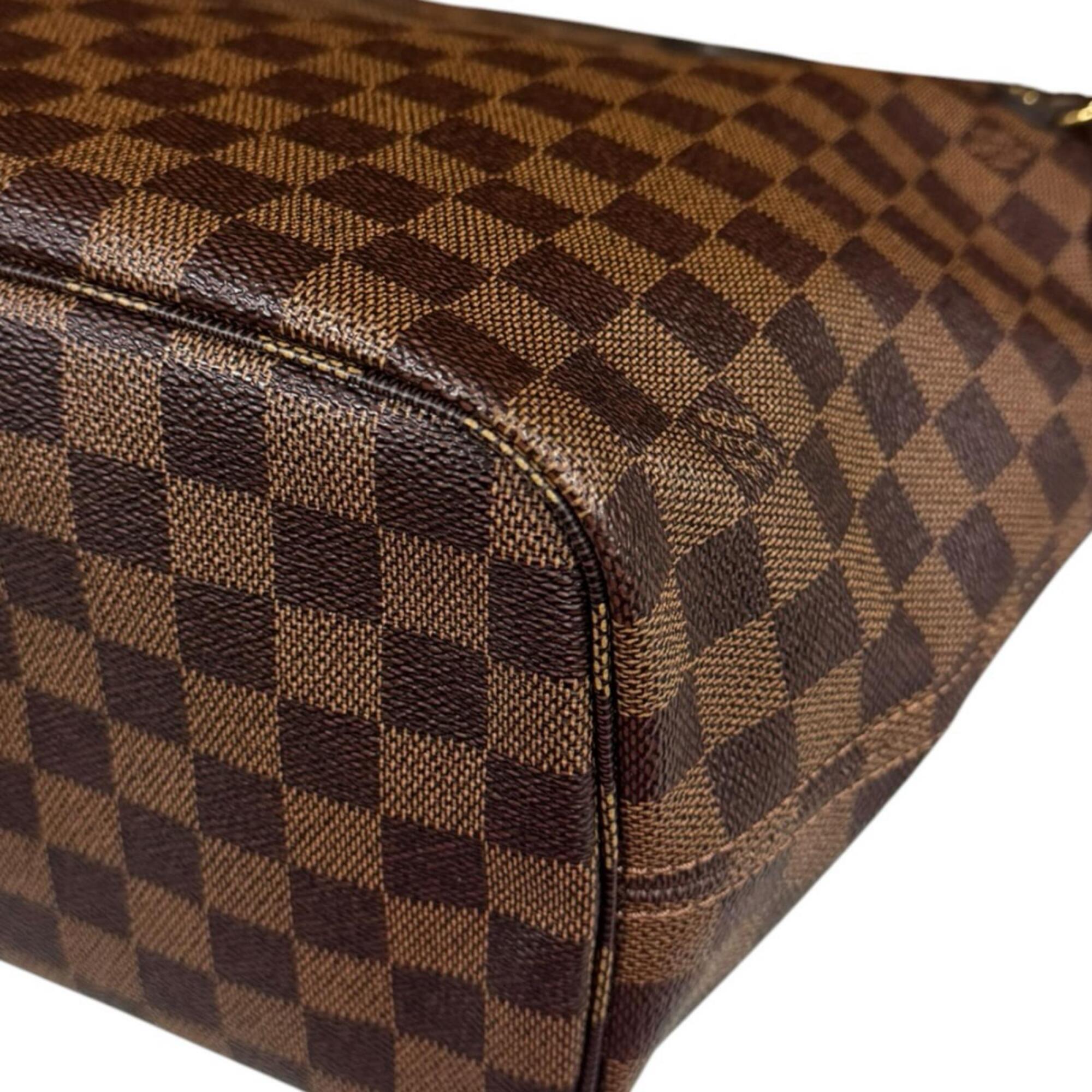 Louis Vuitton Brown Cerise Damier Canvas Pouch Tote Bag (Pre-Owned)