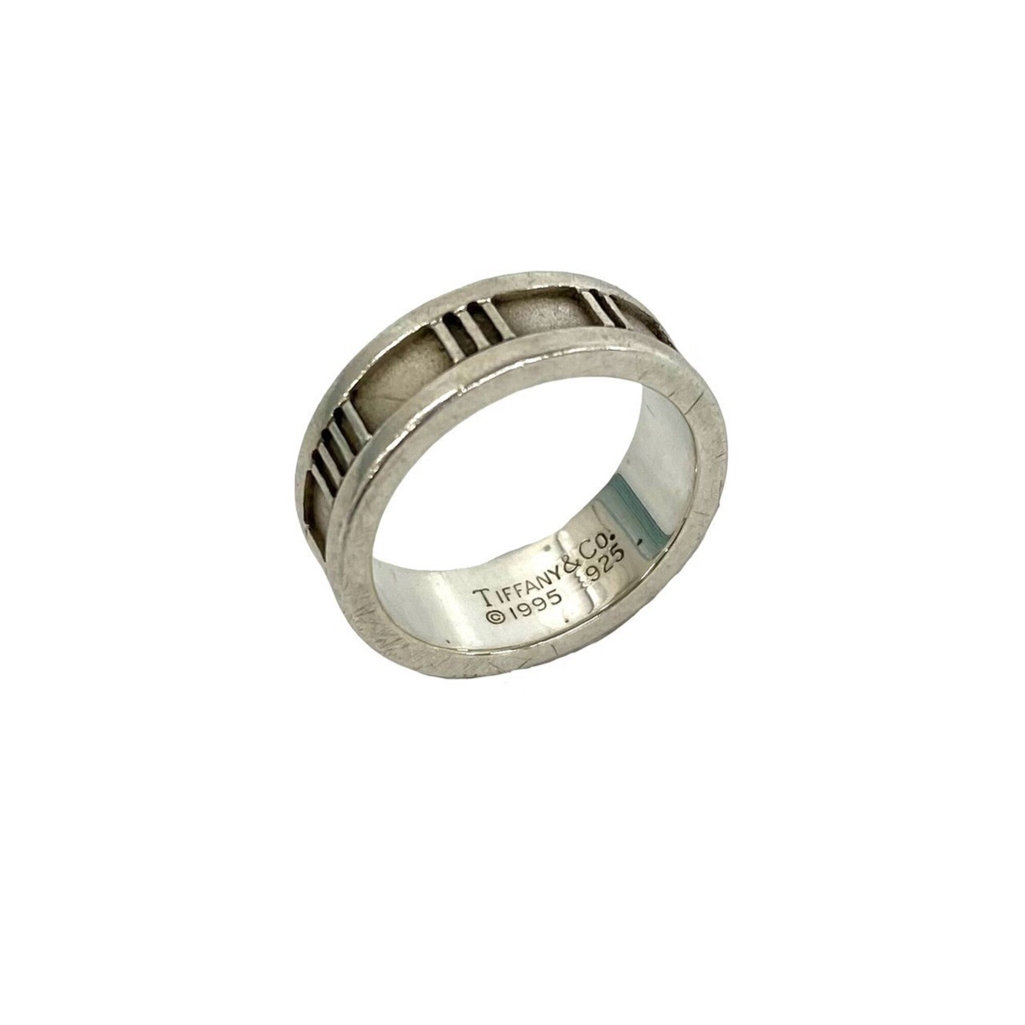 Tiffany Silver Silver 925 Band Ring (Pre-Owned)