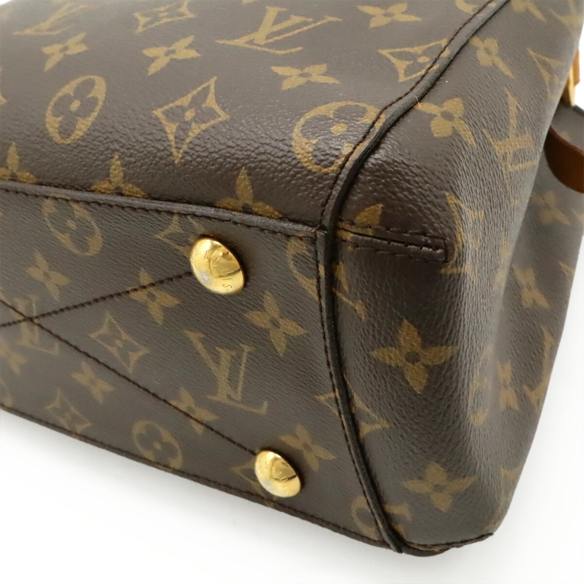 Louis Vuitton Brown Monogram Monogram Canvas Pvc Handbag Shoulder Bag (Pre-Owned)