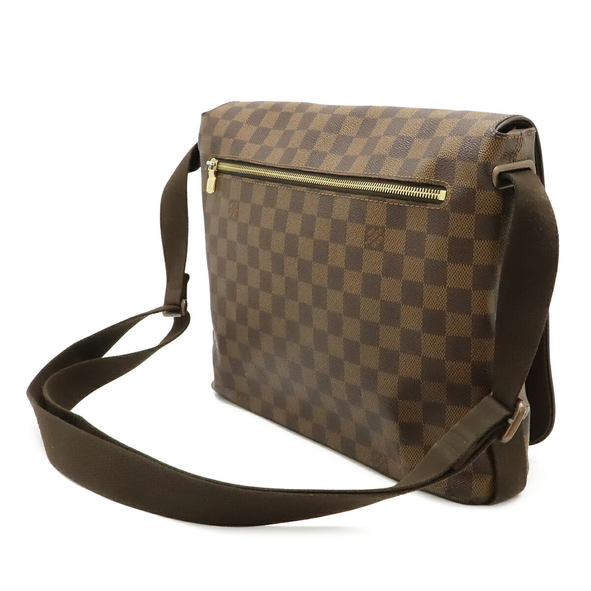 Louis Vuitton Brown Damier Canvas Pvc Handbag Shoulder Bag (Pre-Owned)