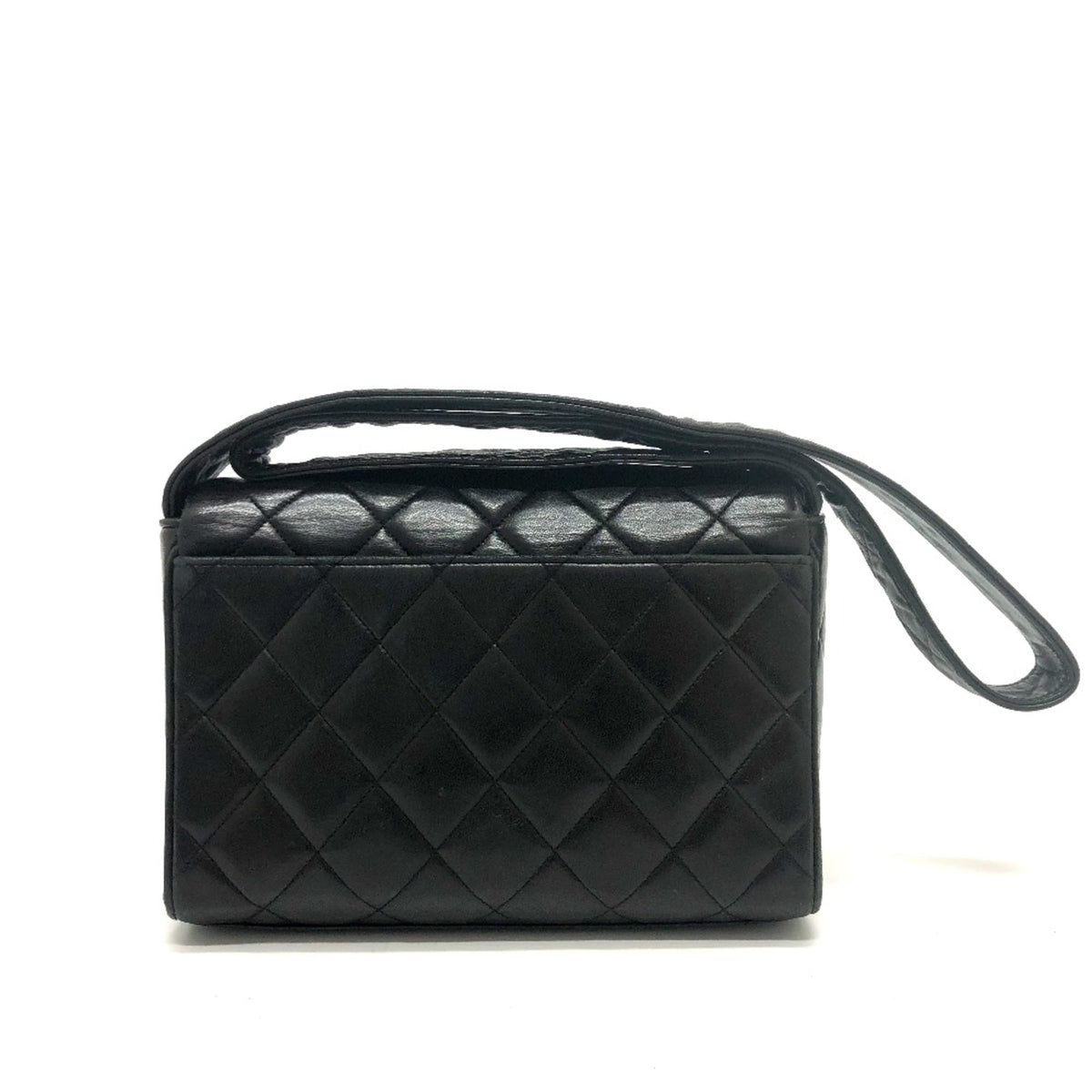 Chanel Black Leather Shoulder Bag (Pre-Owned)