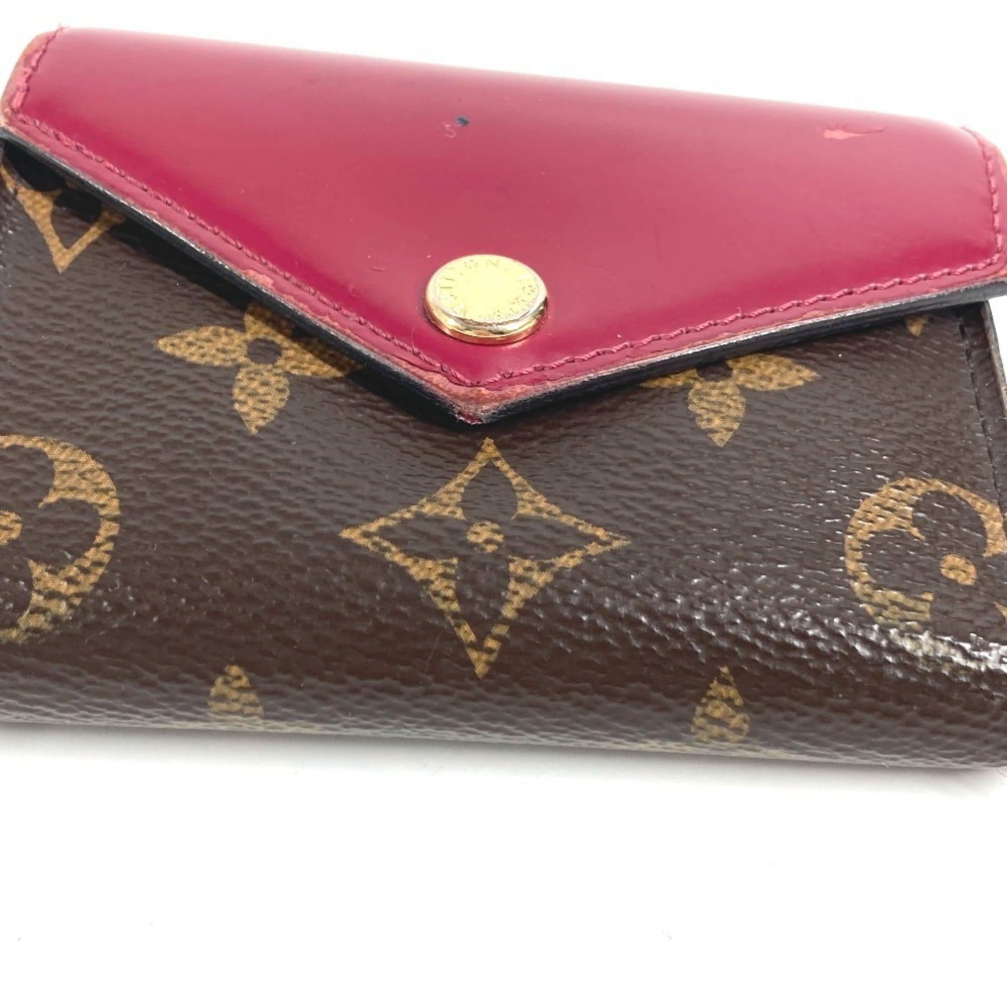 Louis Vuitton Brown Monogram Wallet (Tri-Fold) (Pre-Owned)