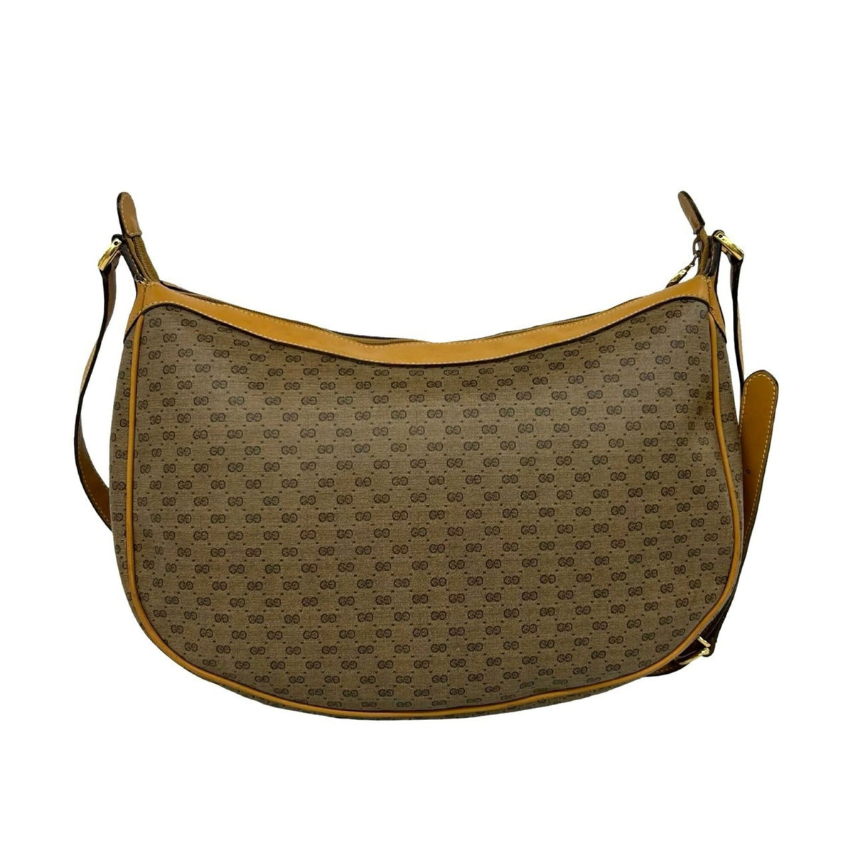 Gucci Brown Pvc Leather Pochette Shoulder Bag (Pre-Owned)