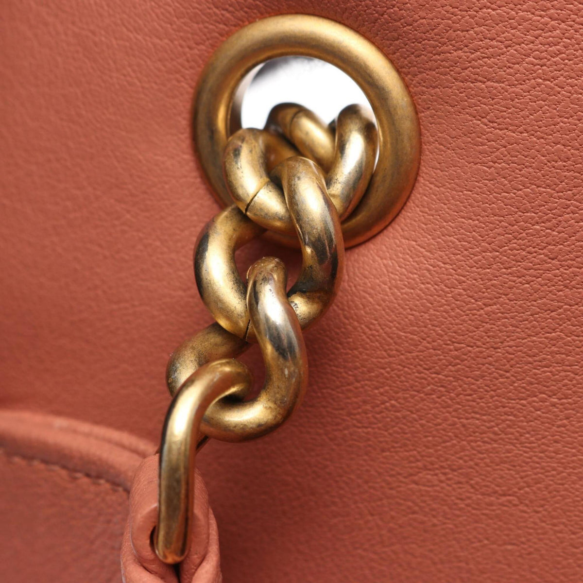 Chanel Matelasse Pink Leather Handbag Shoulder Bag (Pre-Owned)