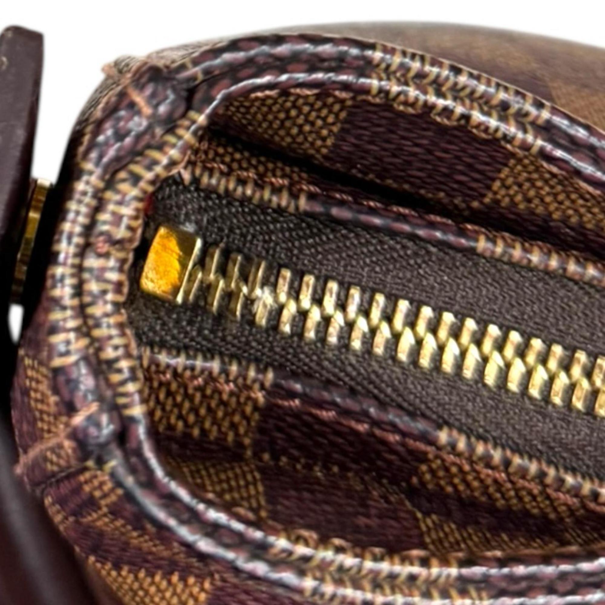 Louis Vuitton Damier Brown Damier Canvas Or Damier Canvas Shoulder Bag (Pre-Owned)