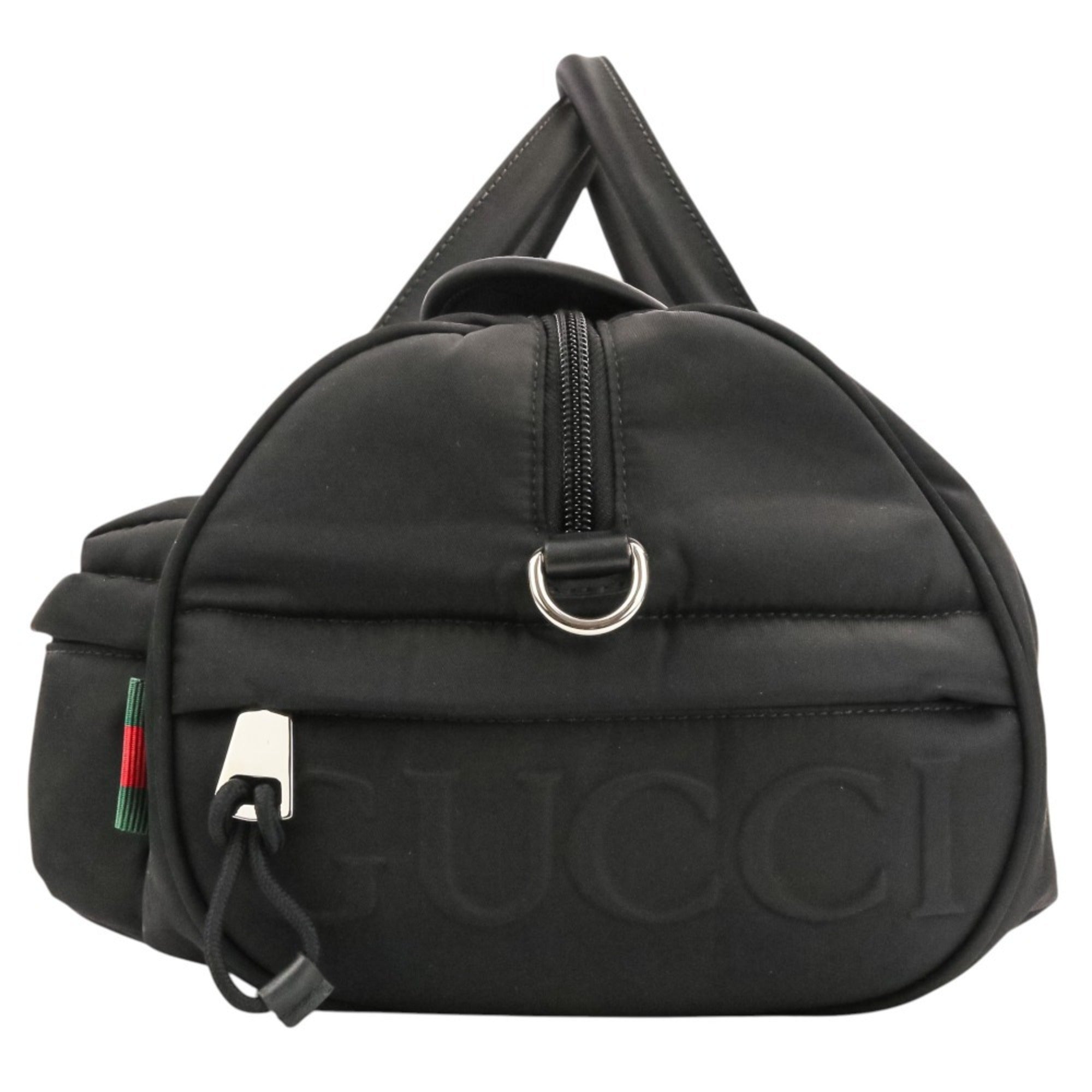 Gucci Black Nylon Boston Bag (Pre-Owned)