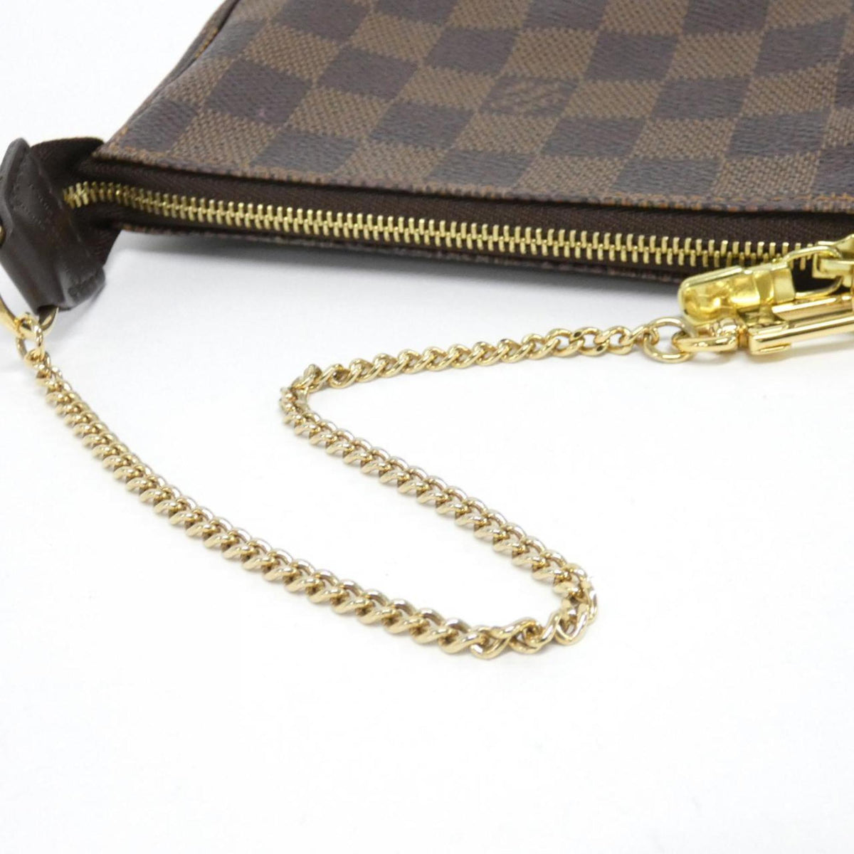 Louis Vuitton Ebene Coated Canvas Pochette Pouch (Pre-Owned)