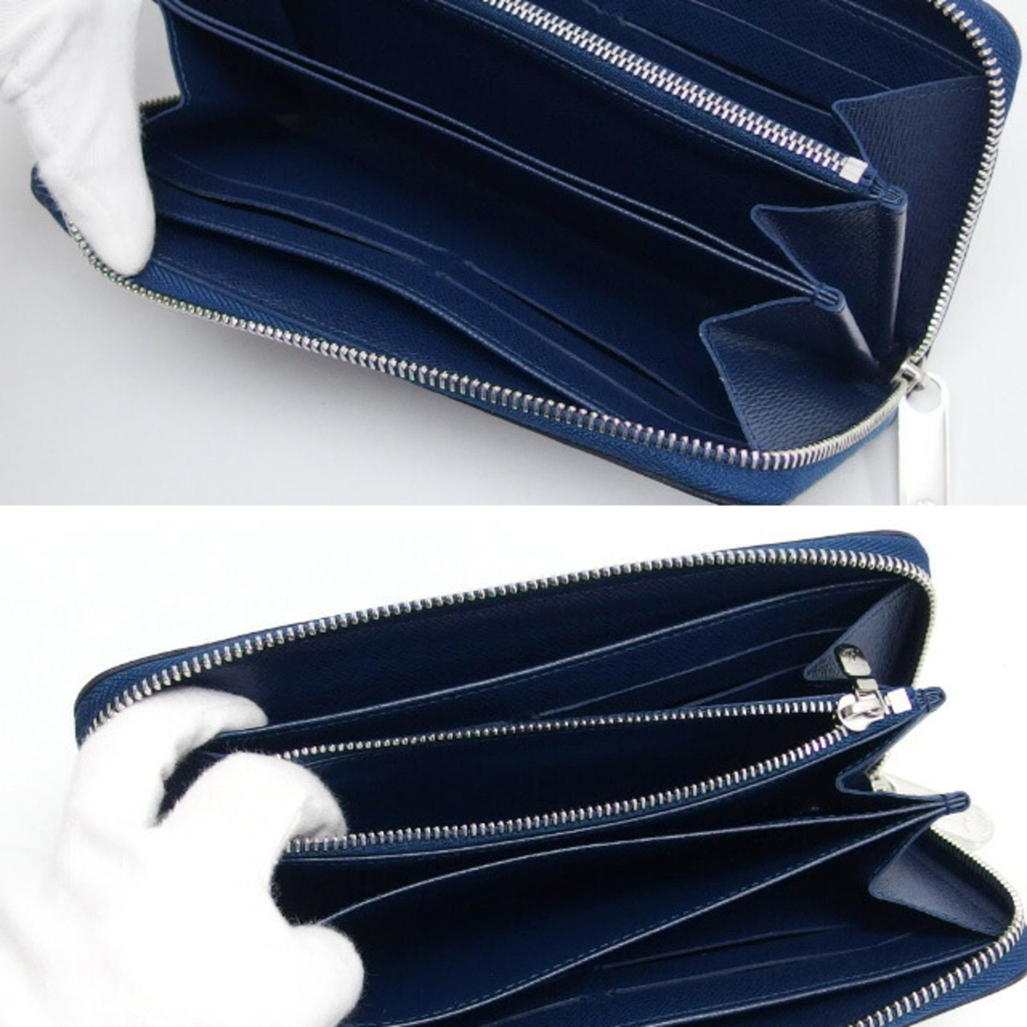 Louis Vuitton Dark Navy Epi Leather Long Wallet (Bi-Fold) (Pre-Owned)