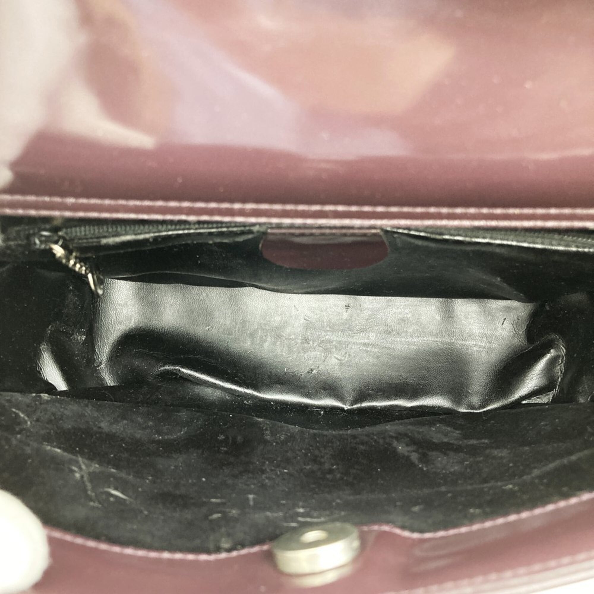 Gucci Brown Patent Leather Shoulder Bag (Pre-Owned)