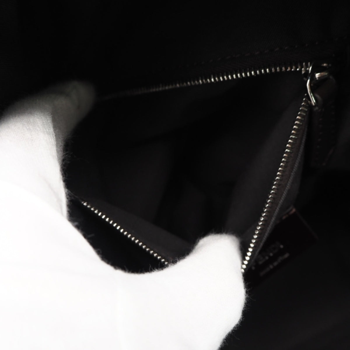Fendi Blue Coated Canvas Backpack (Pre-Owned)