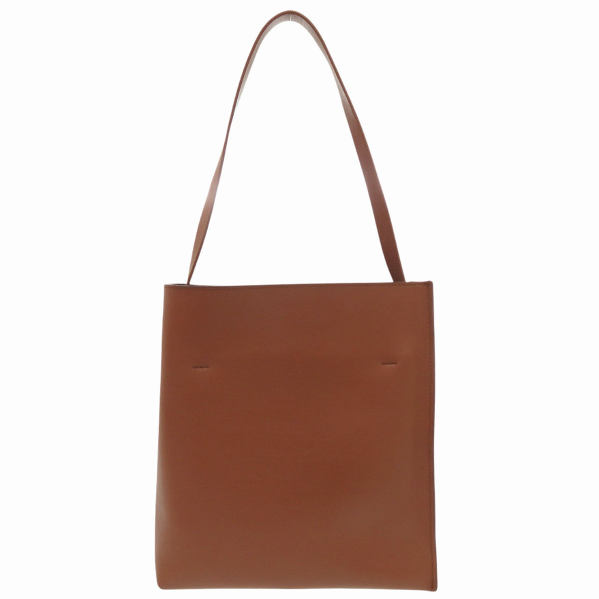 Marni Brown Ivory Leather Shoulder Bag (Pre-Owned)
