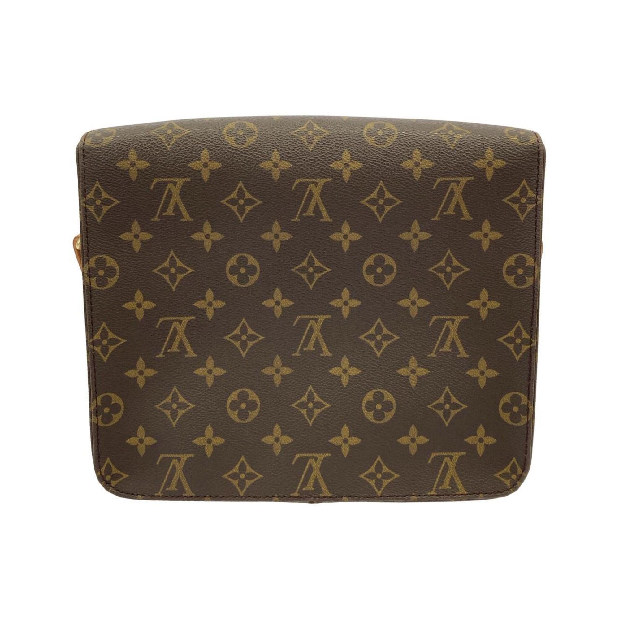 Louis Vuitton Marron Monogram Coated Canvas Shoulder Bag (Pre-Owned)