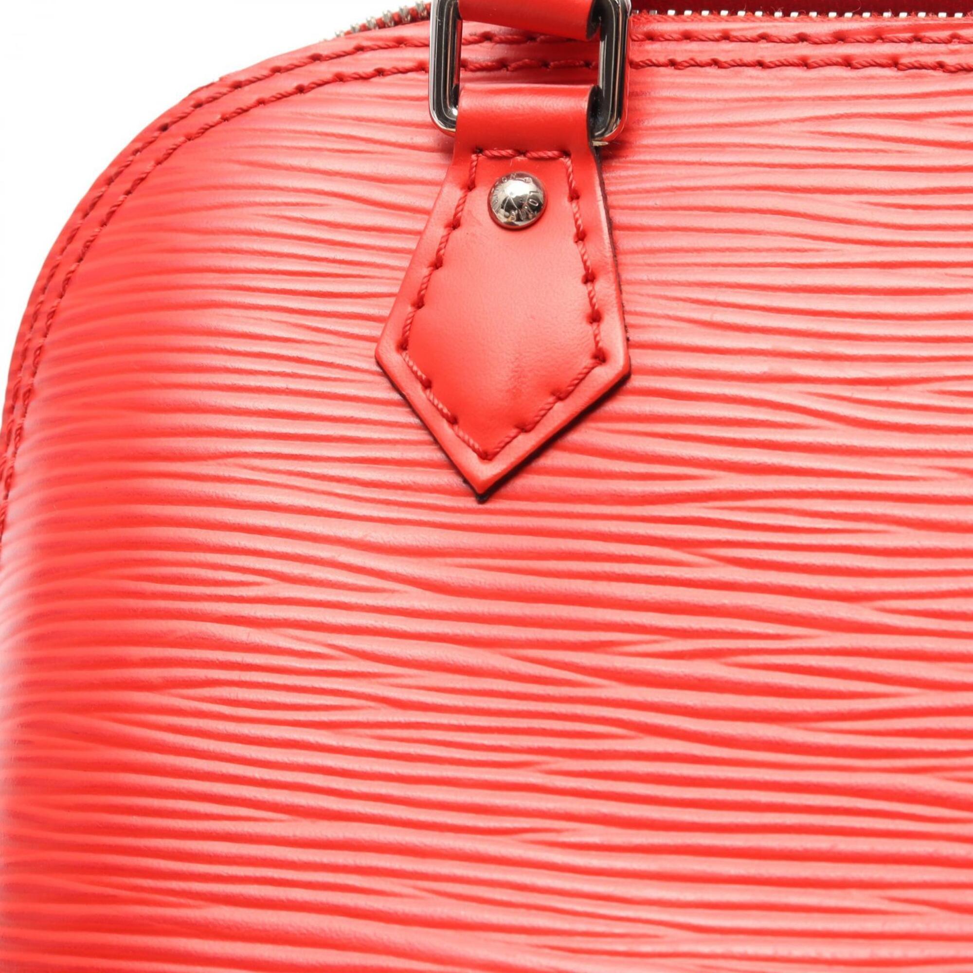 Louis Vuitton Coquelicots Red Color Leather Handbag Shoulder Bag (Pre-Owned)