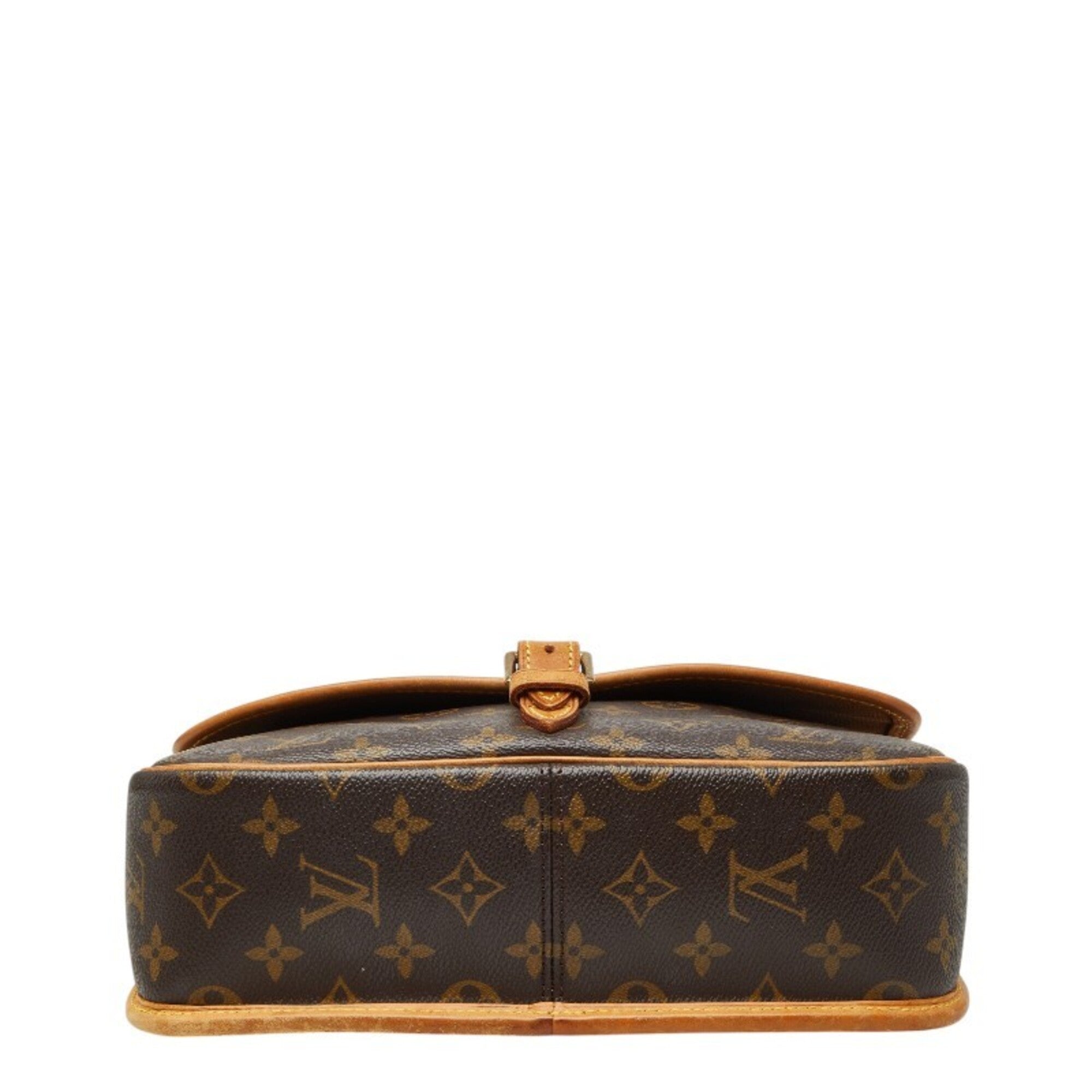 Louis Vuitton Brown Pvc Leather Shoulder Bag (Pre-Owned)