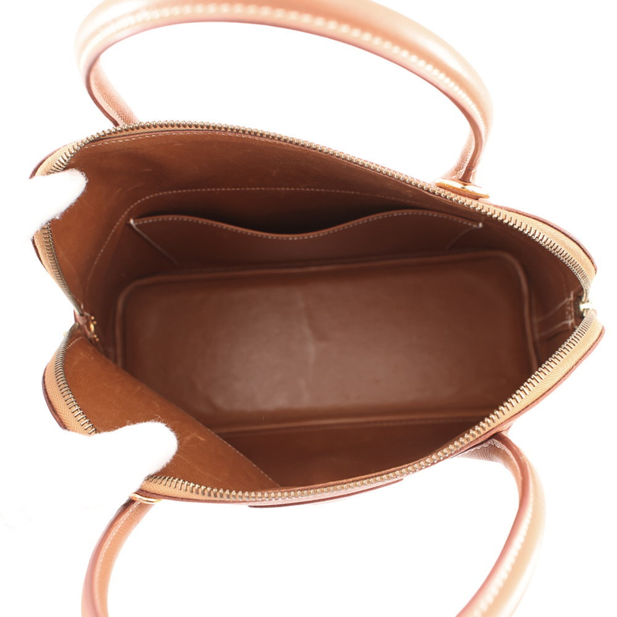 Hermes Bolide Gold Courchevel Leather Handbag (Pre-Owned)