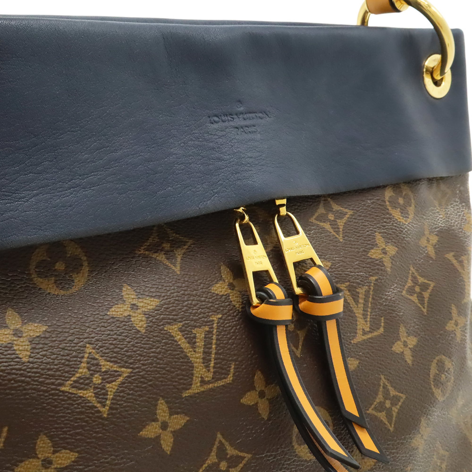 Louis Vuitton Monogram Bordeaux Monogram Leather Handbag Shoulder Bag (Pre-Owned)