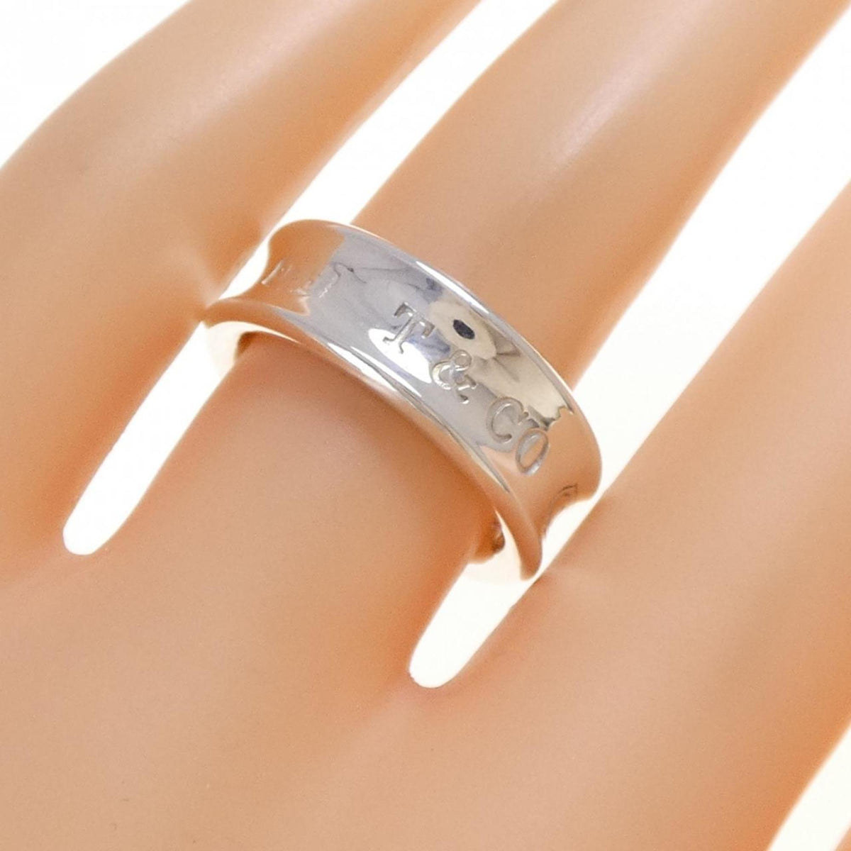 Tiffany Silver Silver 925 Band Ring (Pre-Owned)