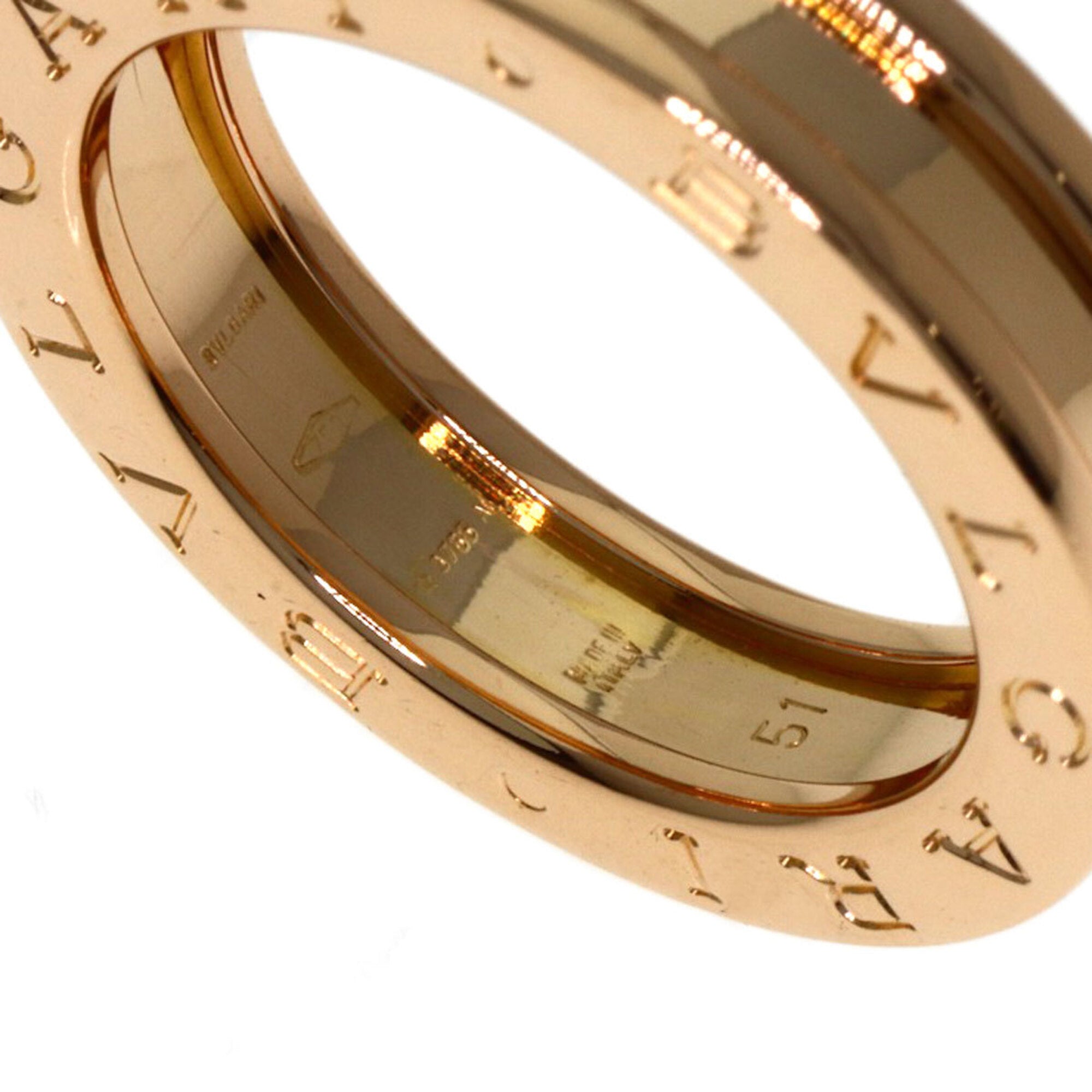 Bvlgari Pink Gold (18K) Band Ring (Pre-Owned)