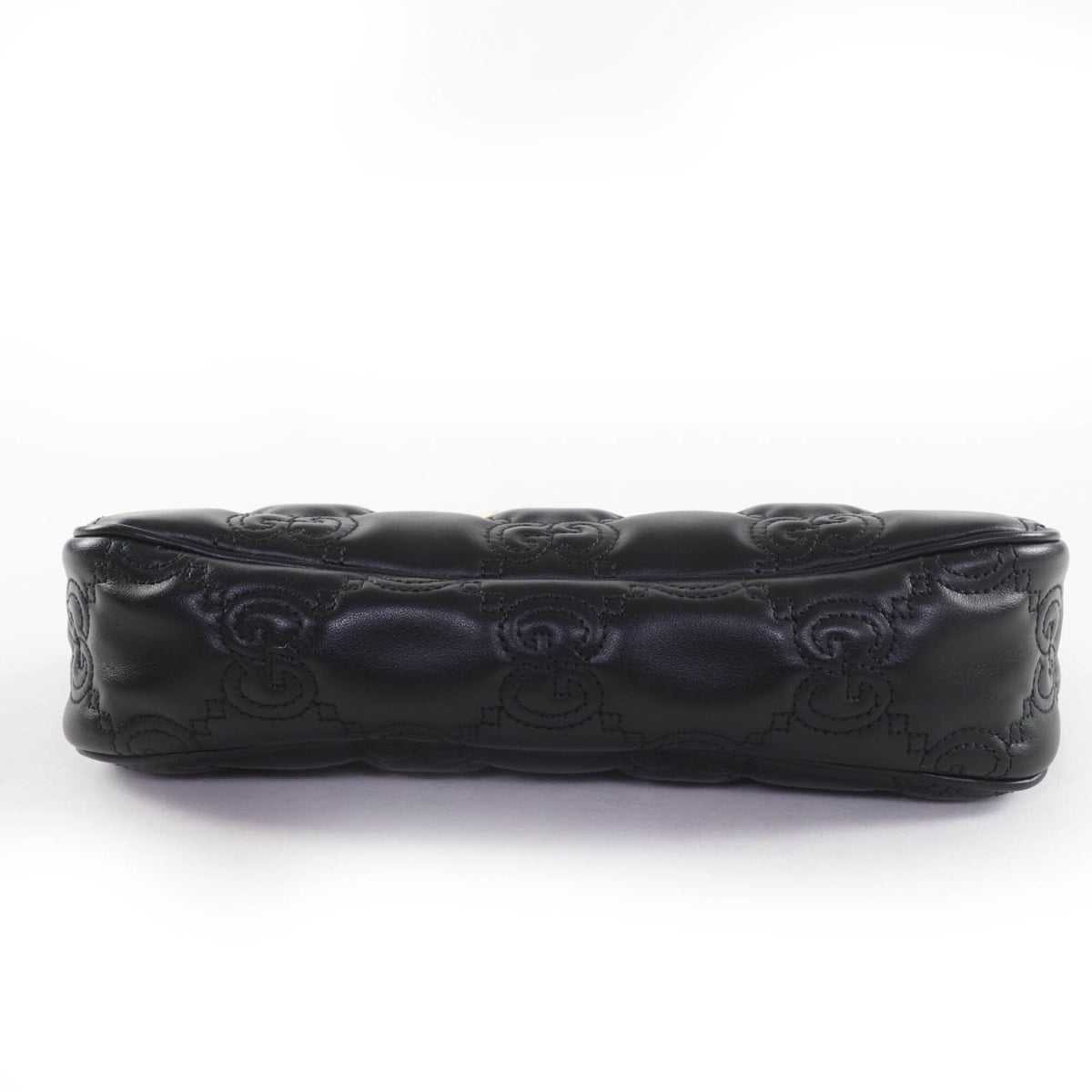 Gucci Black Leather Handbag Shoulder Bag (Pre-Owned)