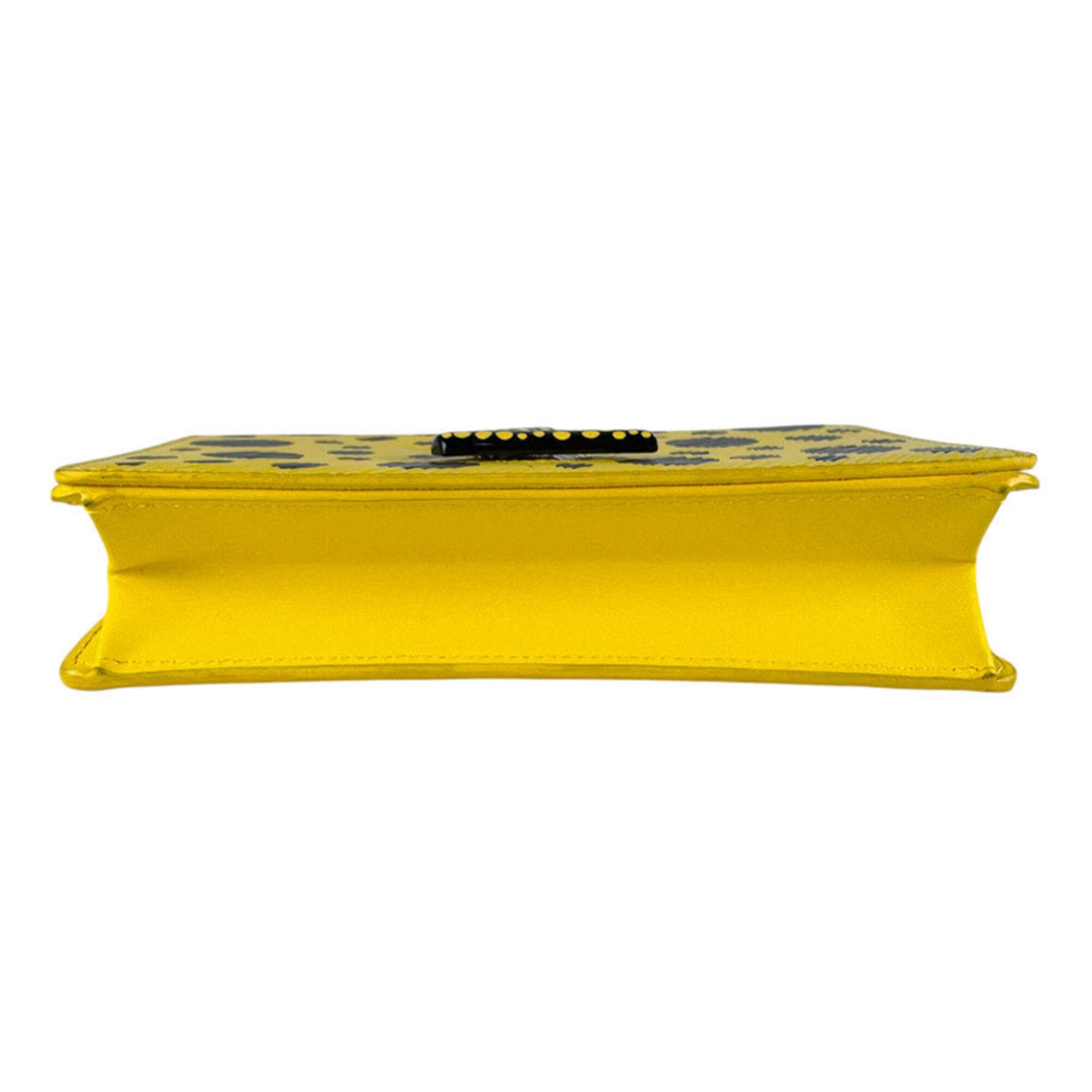 Louis Vuitton Black Yellow Epi Leather Shoulder Bag (Pre-Owned)