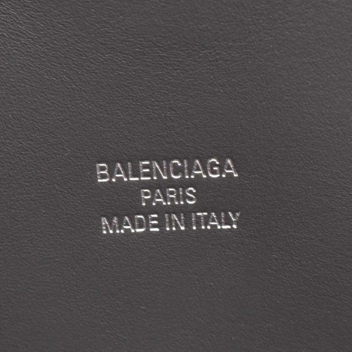 Balenciaga Gray Leather Handbag Tote Bag (Pre-Owned)