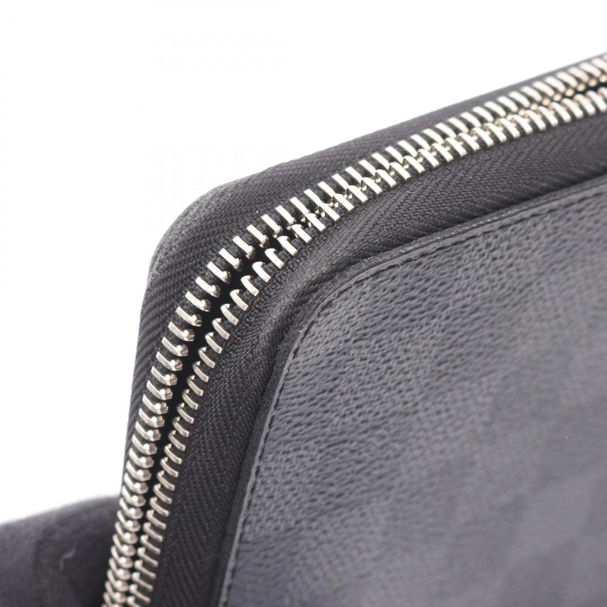 Louis Vuitton Black Damier Graphite Pvc Coated Canvas Long Wallet (Bi-Fold) (Pre-Owned)
