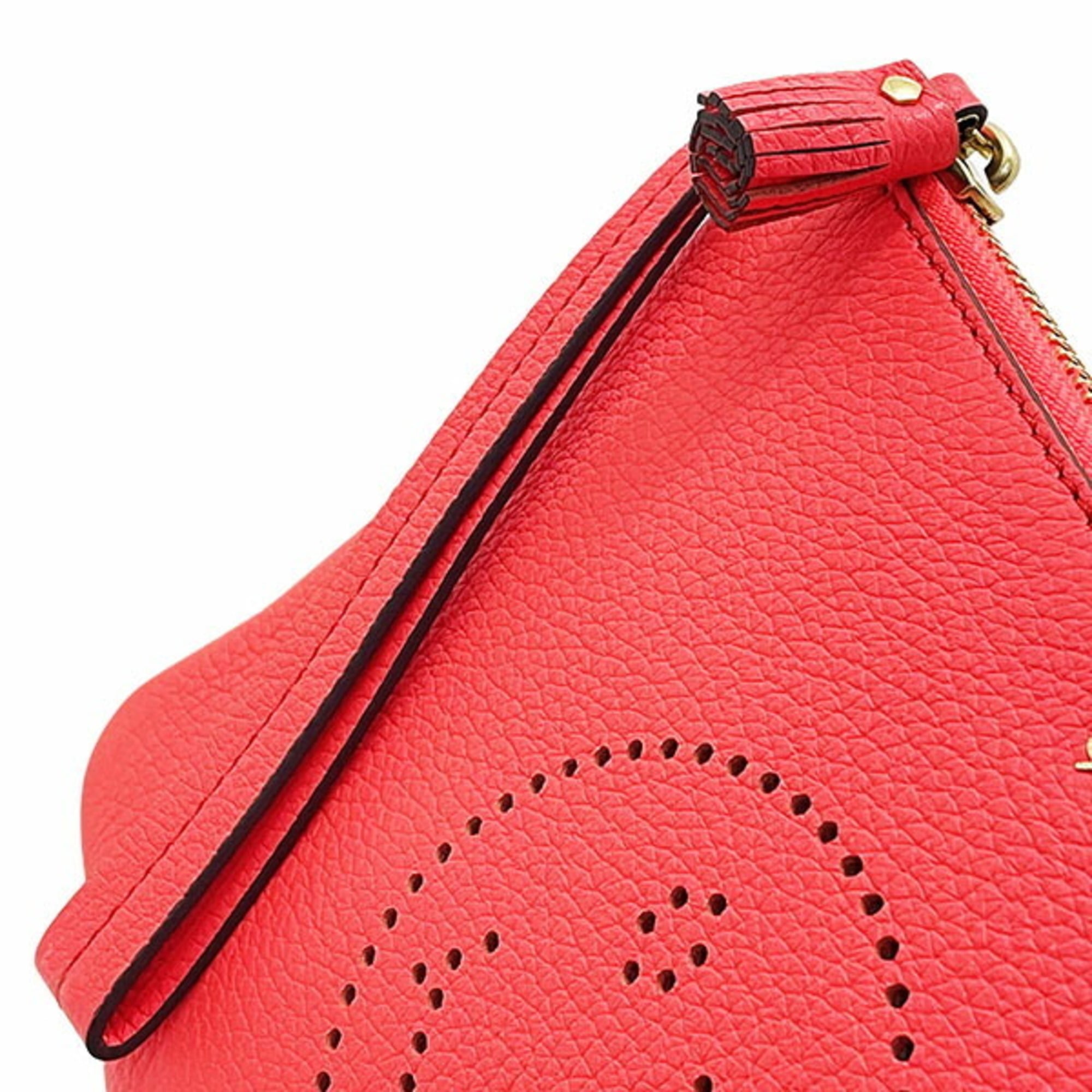Anya Hindmarch Gold Leather Clutch Bag Pouch (Pre-Owned)