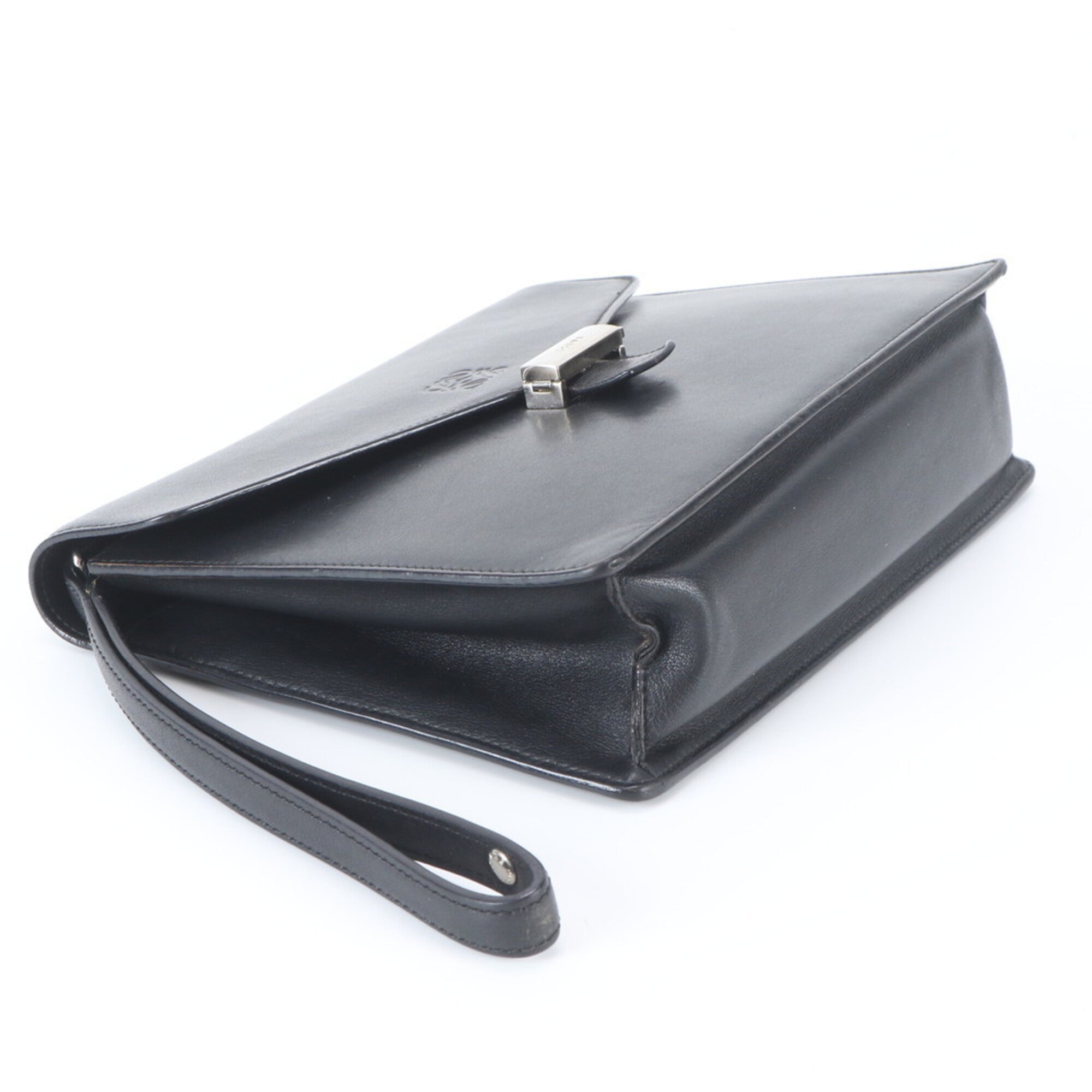 Loewe Black Leather Handbag (Pre-Owned)
