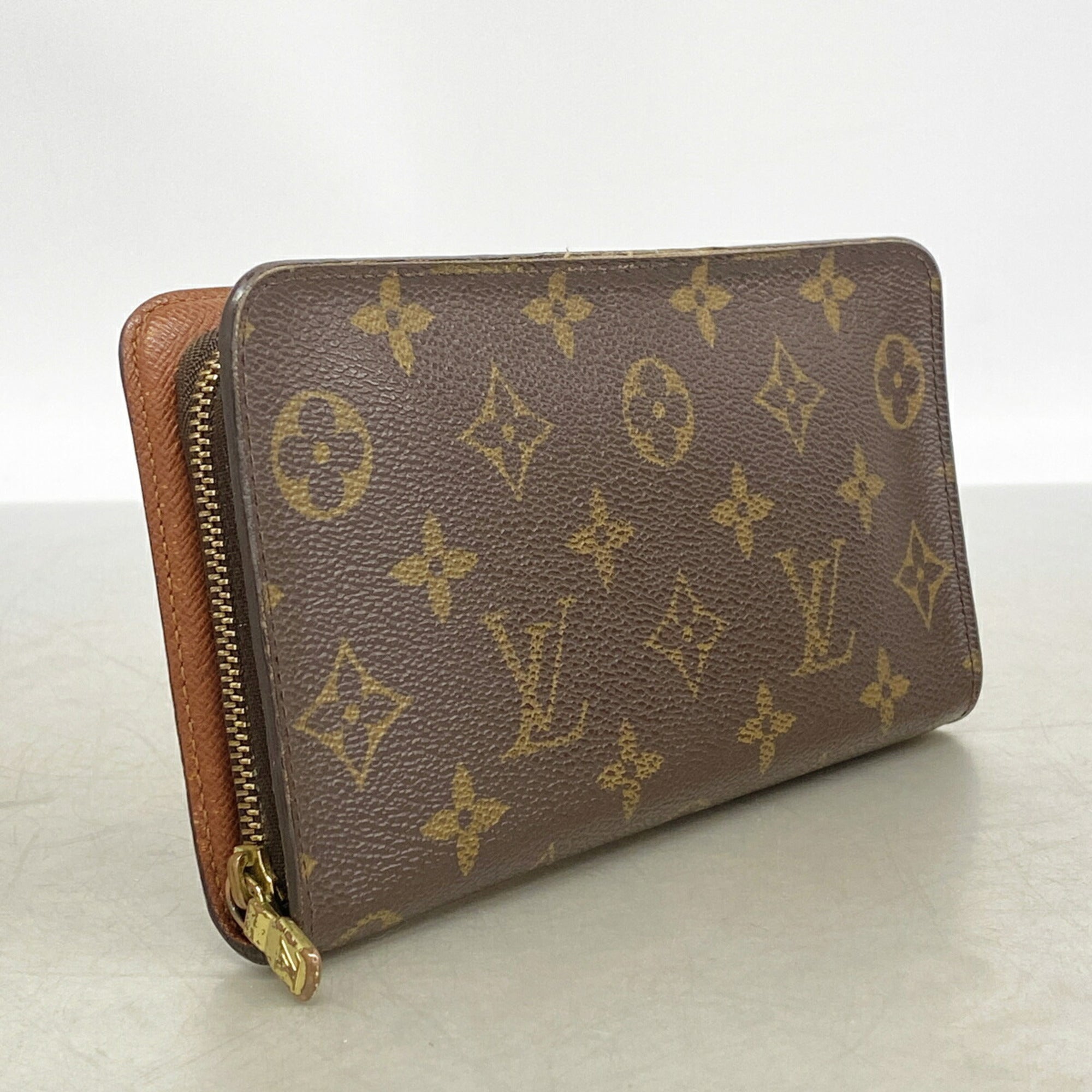 Louis Vuitton Brown Long Wallet (Bi-Fold) (Pre-Owned)