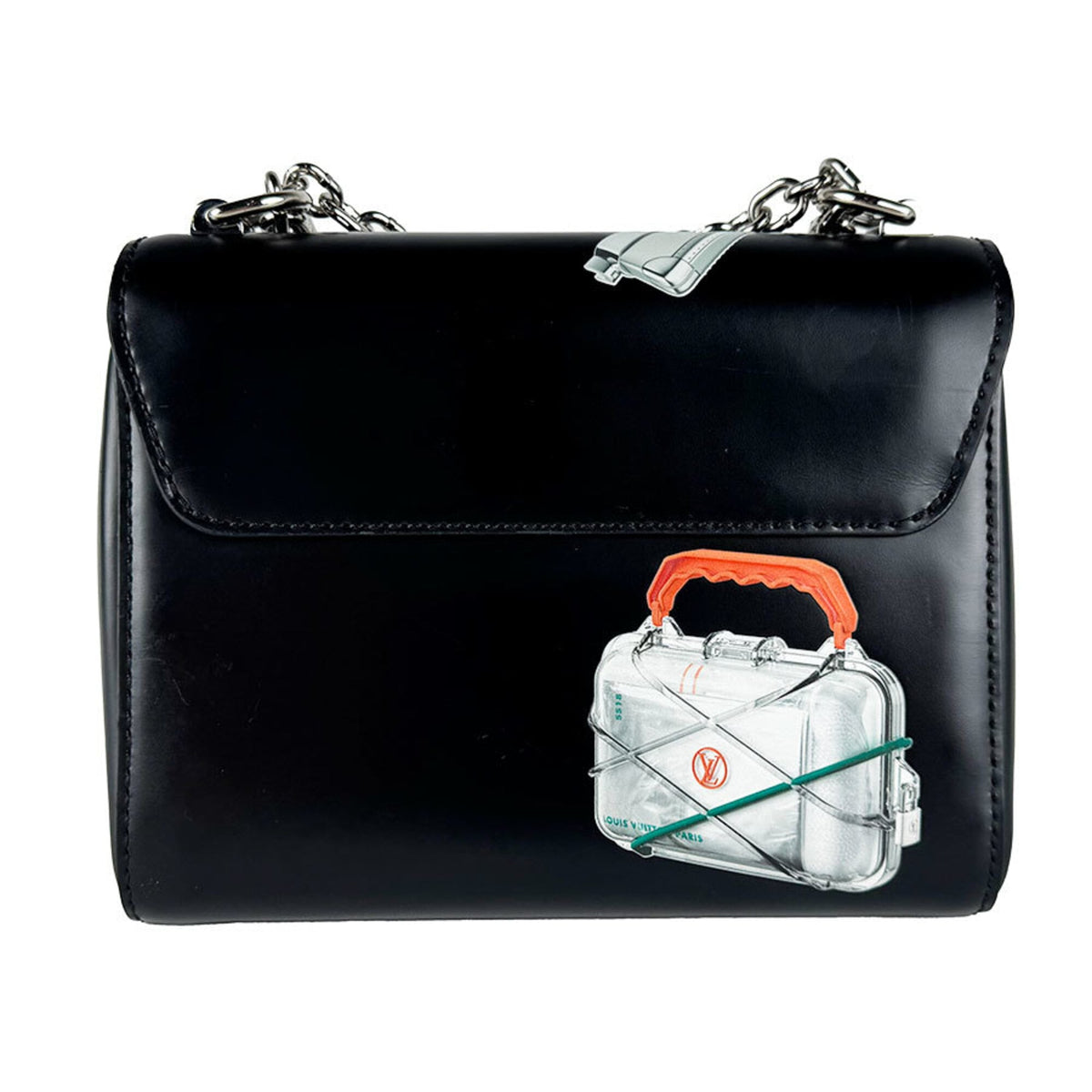 Louis Vuitton Black Multi-Color Leather Shoulder Bag (Pre-Owned)