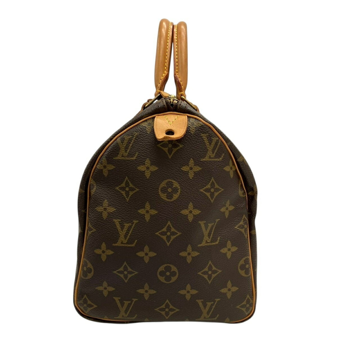 Louis Vuitton Brown Monogram Boston Bag Handbag (Pre-Owned)