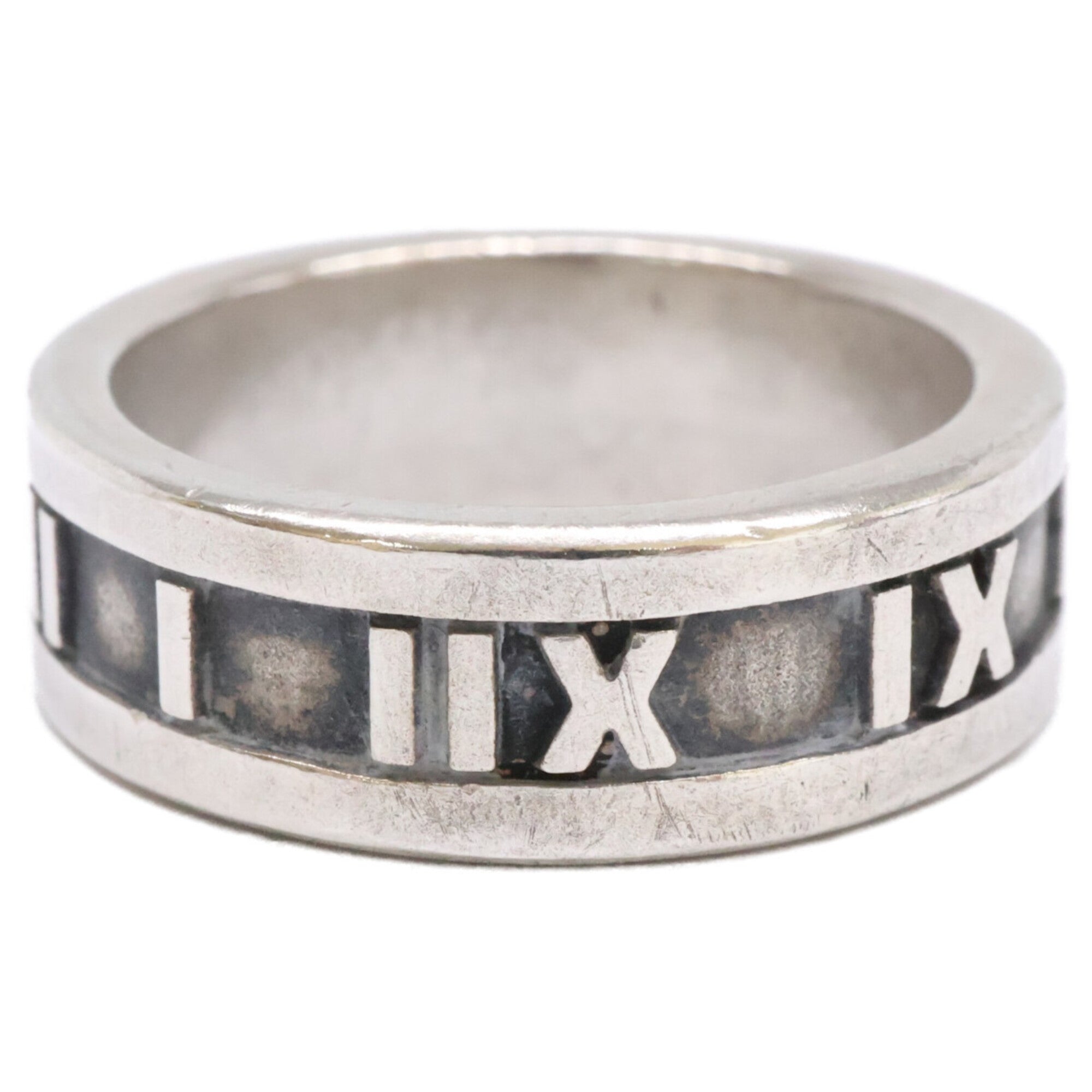 Tiffany Silver Silver 925 Band Ring (Pre-Owned)