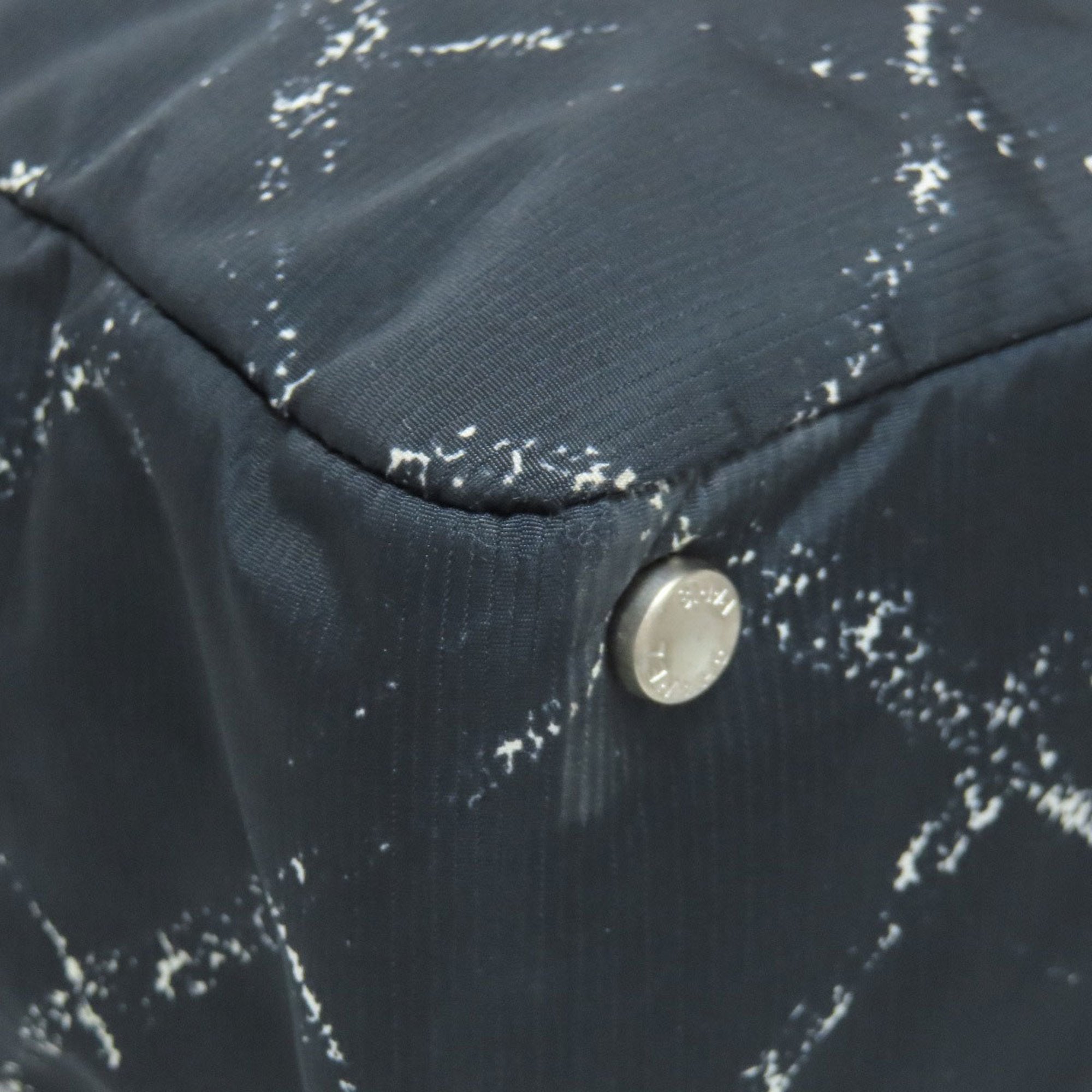 Chanel Travel Line Black Nylon Tote Bag (Pre-Owned)