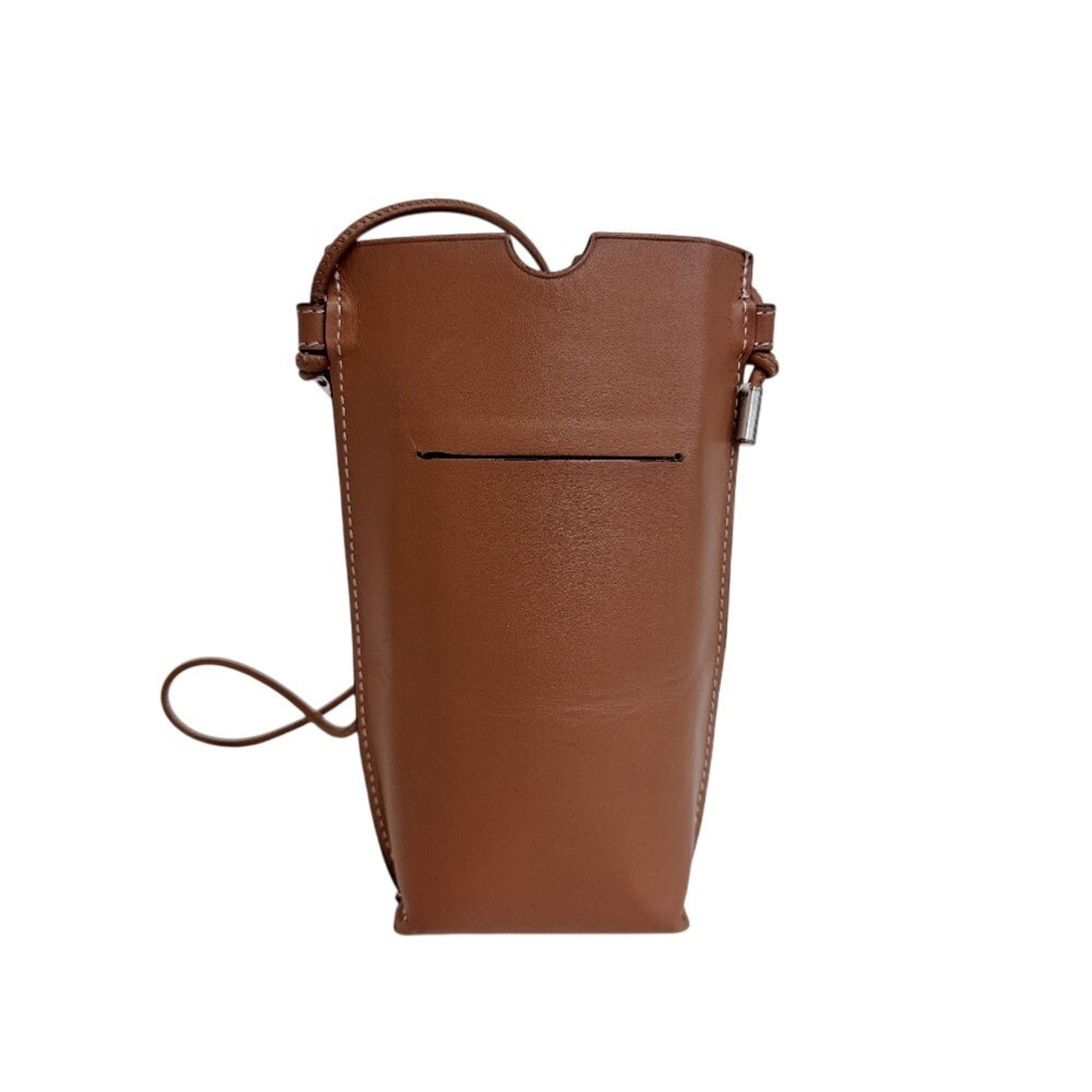 Loewe Brown Leather Pouch (Pre-Owned)