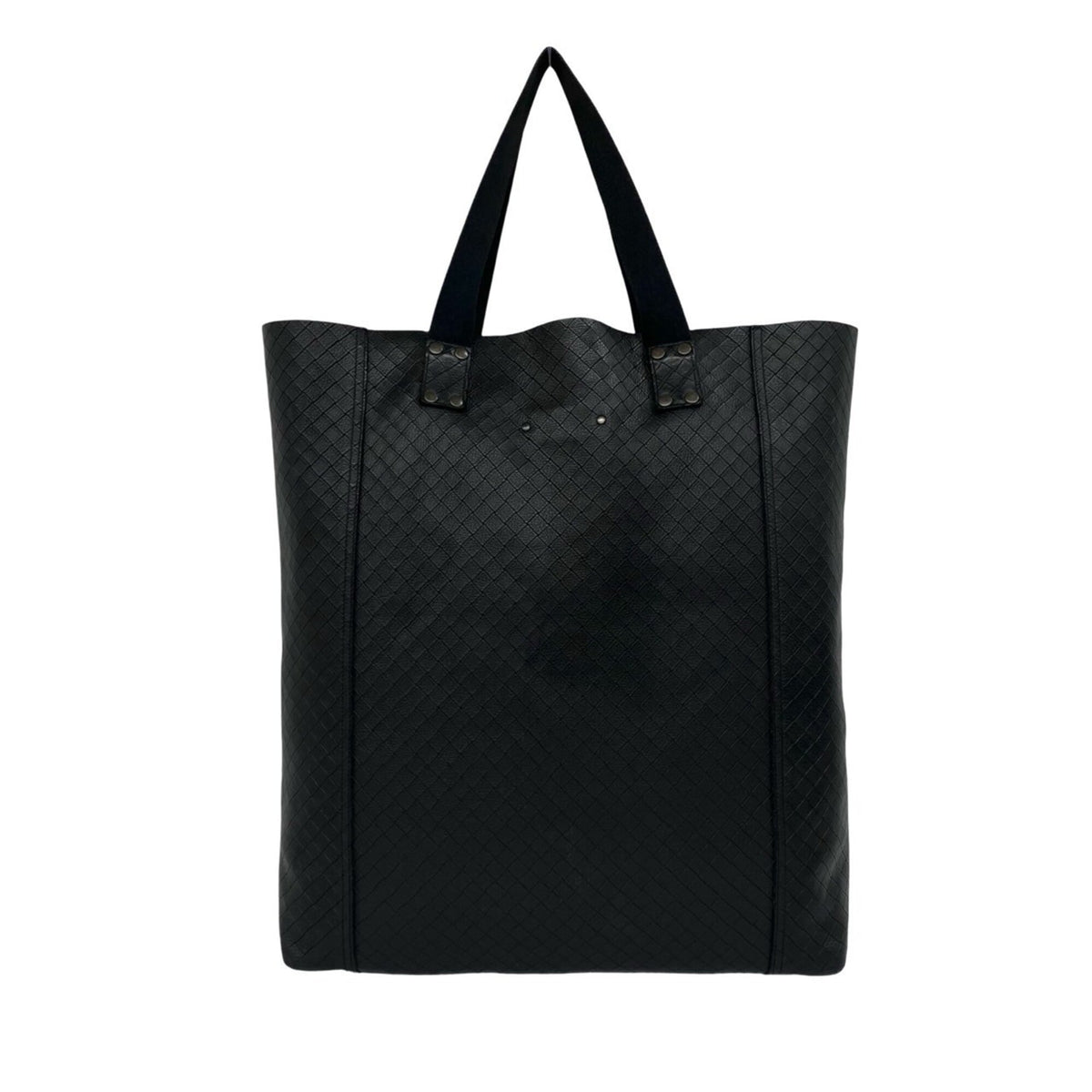 Bottega Veneta Black Leather Tote Bag (Pre-Owned)
