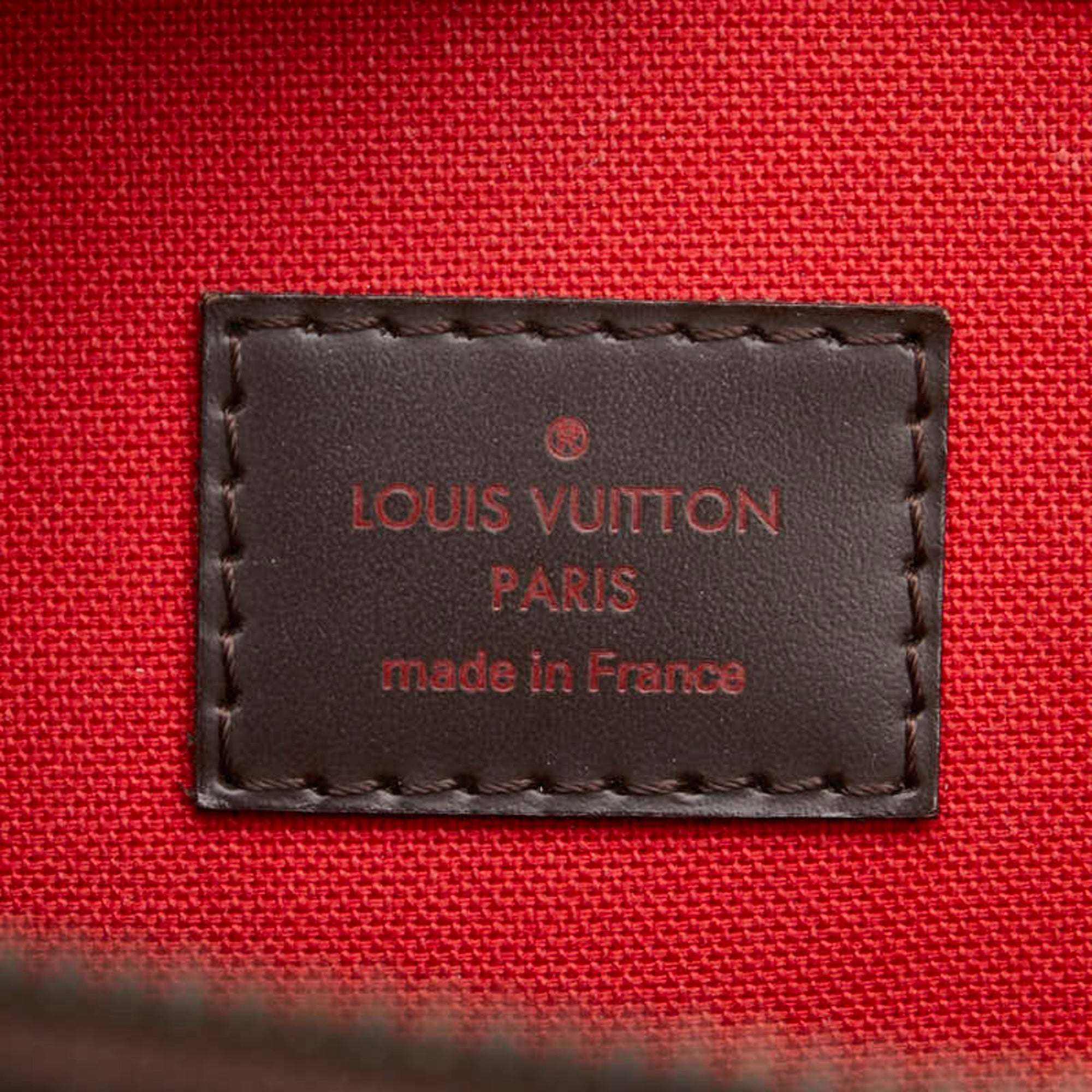 Louis Vuitton Damier Brown Pvc Leather Handbag (Pre-Owned)