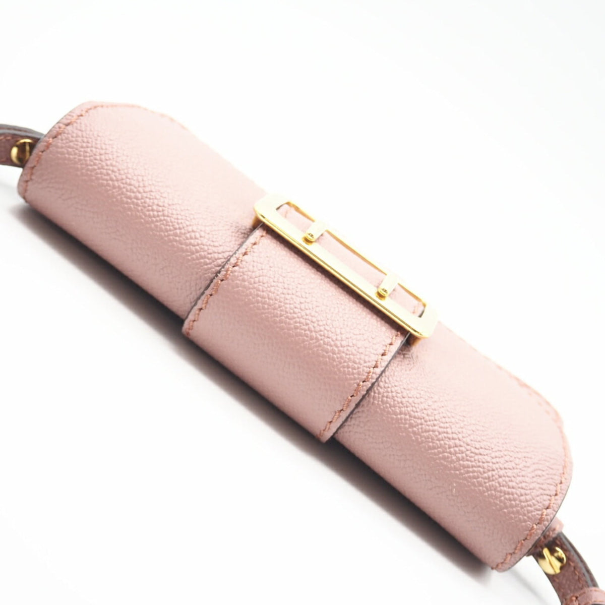 Burberry Pink Leather Shoulder Bag (Pre-Owned)