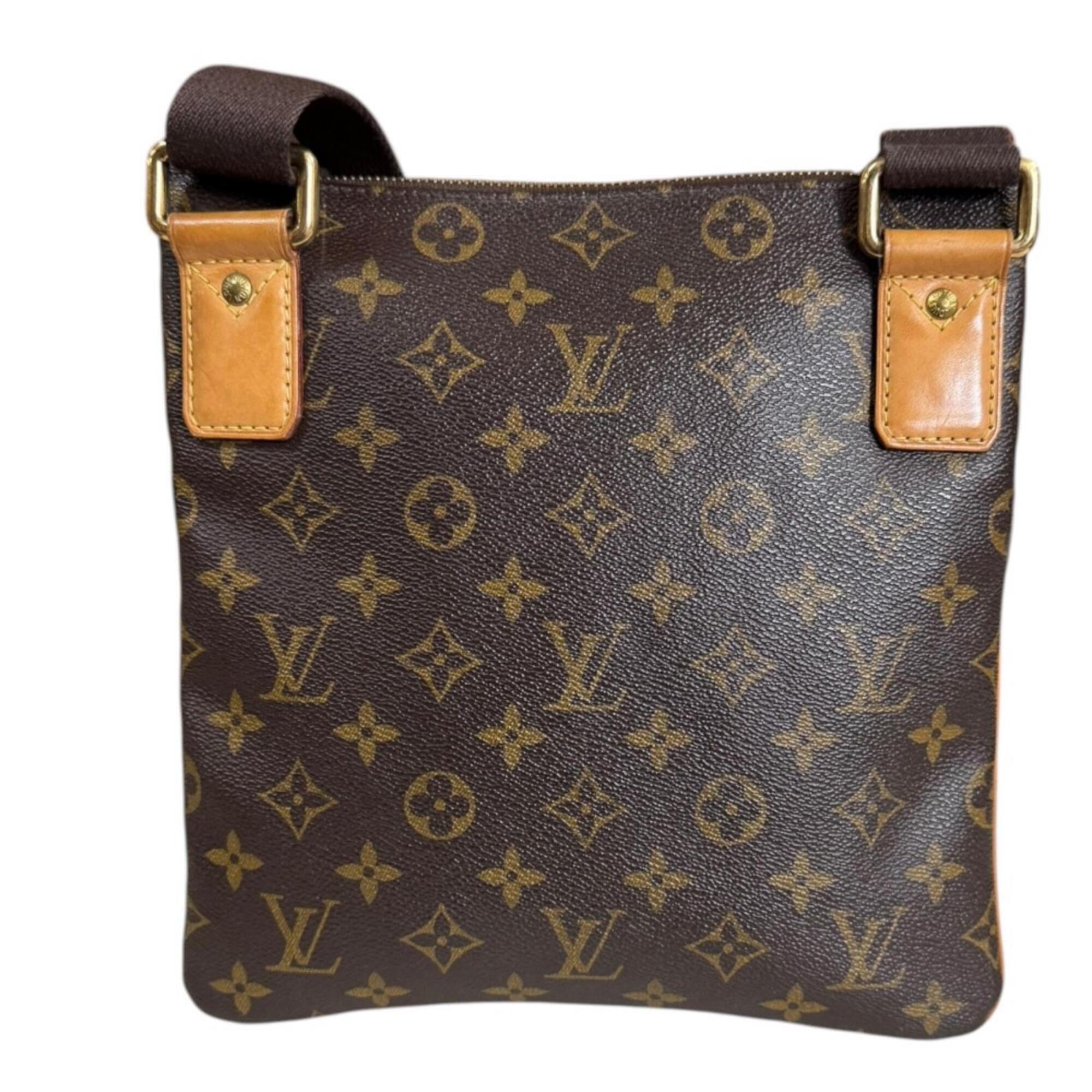 Louis Vuitton Monogram Brown Monogram Pochette Shoulder Bag (Pre-Owned)