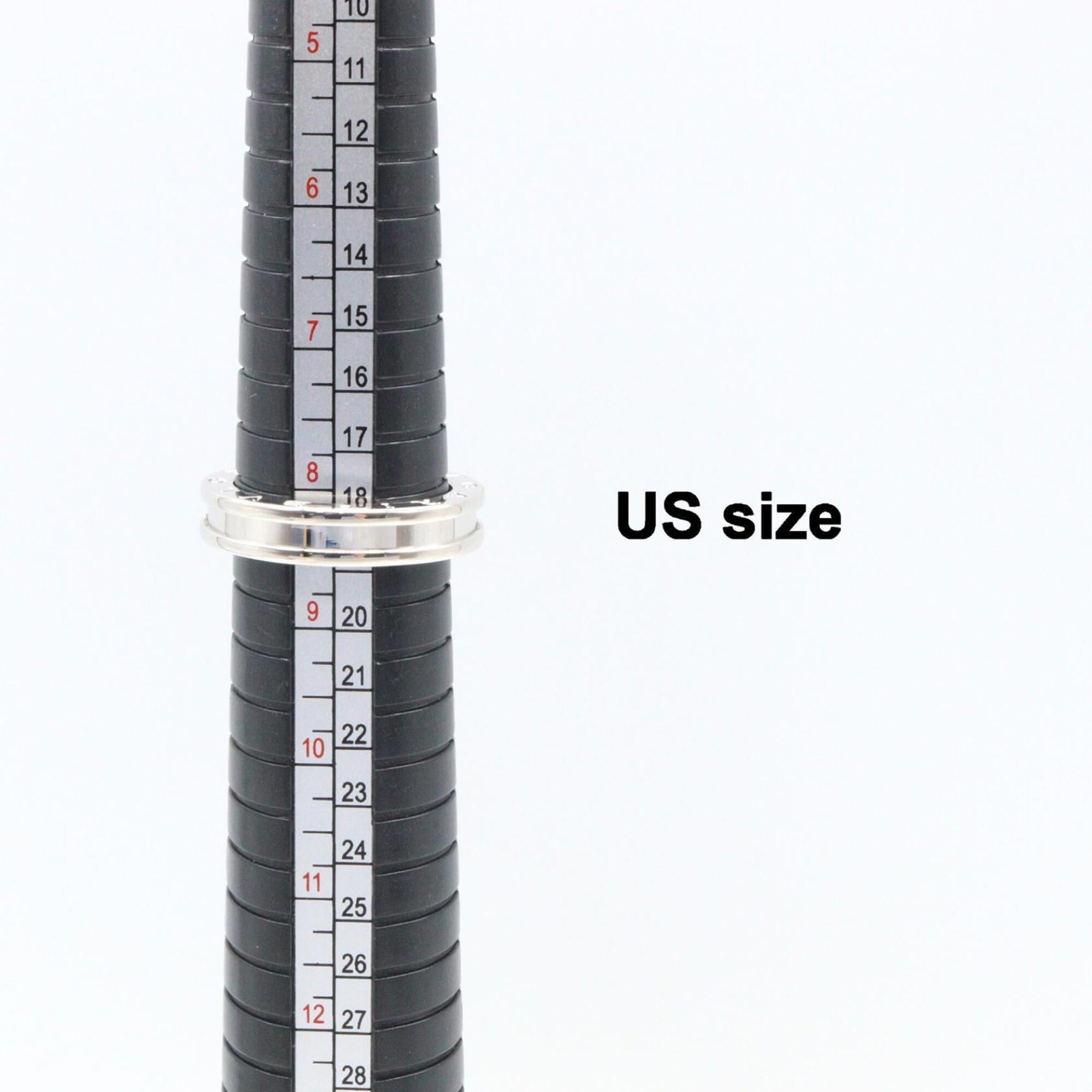 Bvlgari Silver White Gold (18K) Band Ring (Pre-Owned)