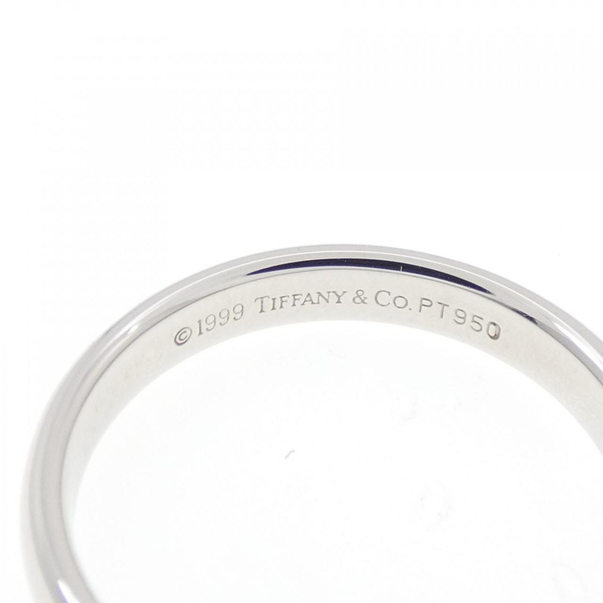 Tiffany Platinum Platinum 950 Band Ring (Pre-Owned)